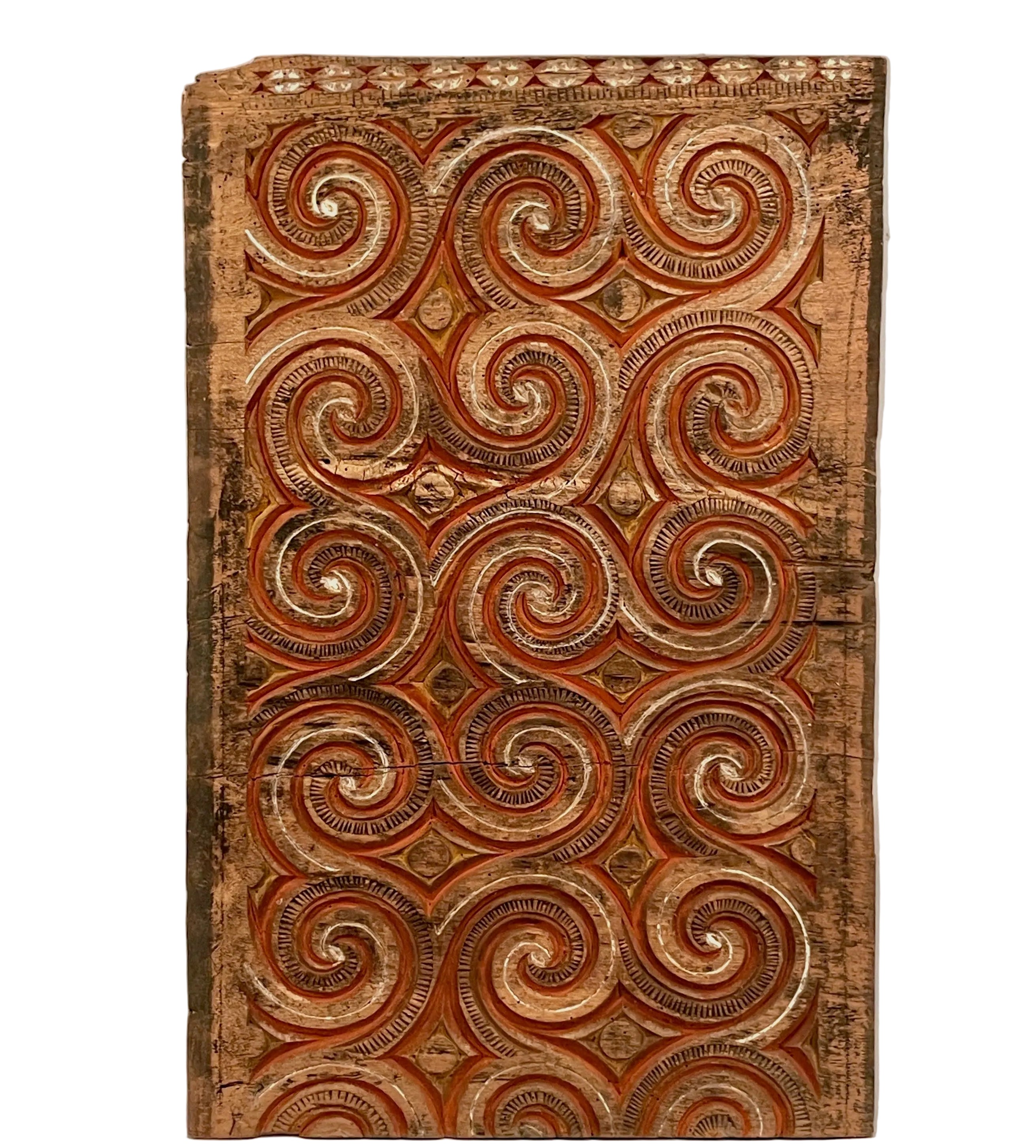 ANTIQUE TRIBAL ARCHITECTURAL PANEL.
