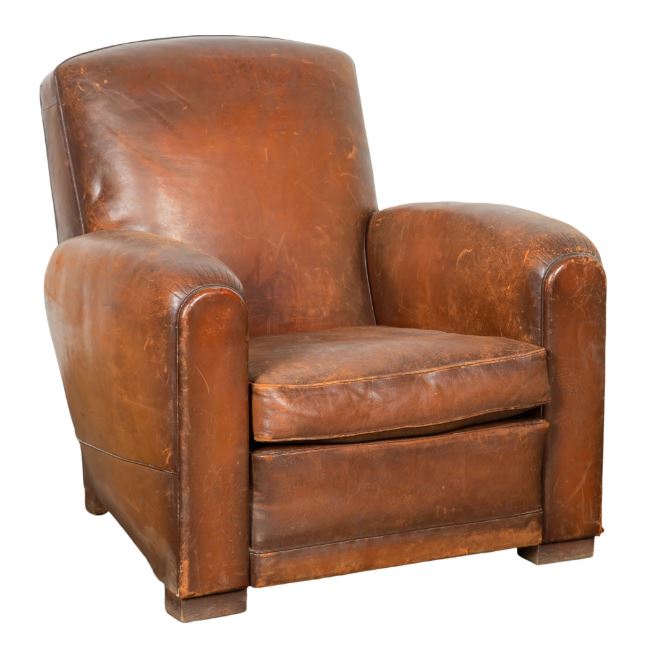 club chair and ottoman