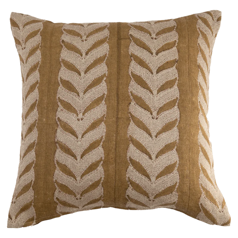 Claire Mustard 20" x 20" Double Sided Print  With Insert