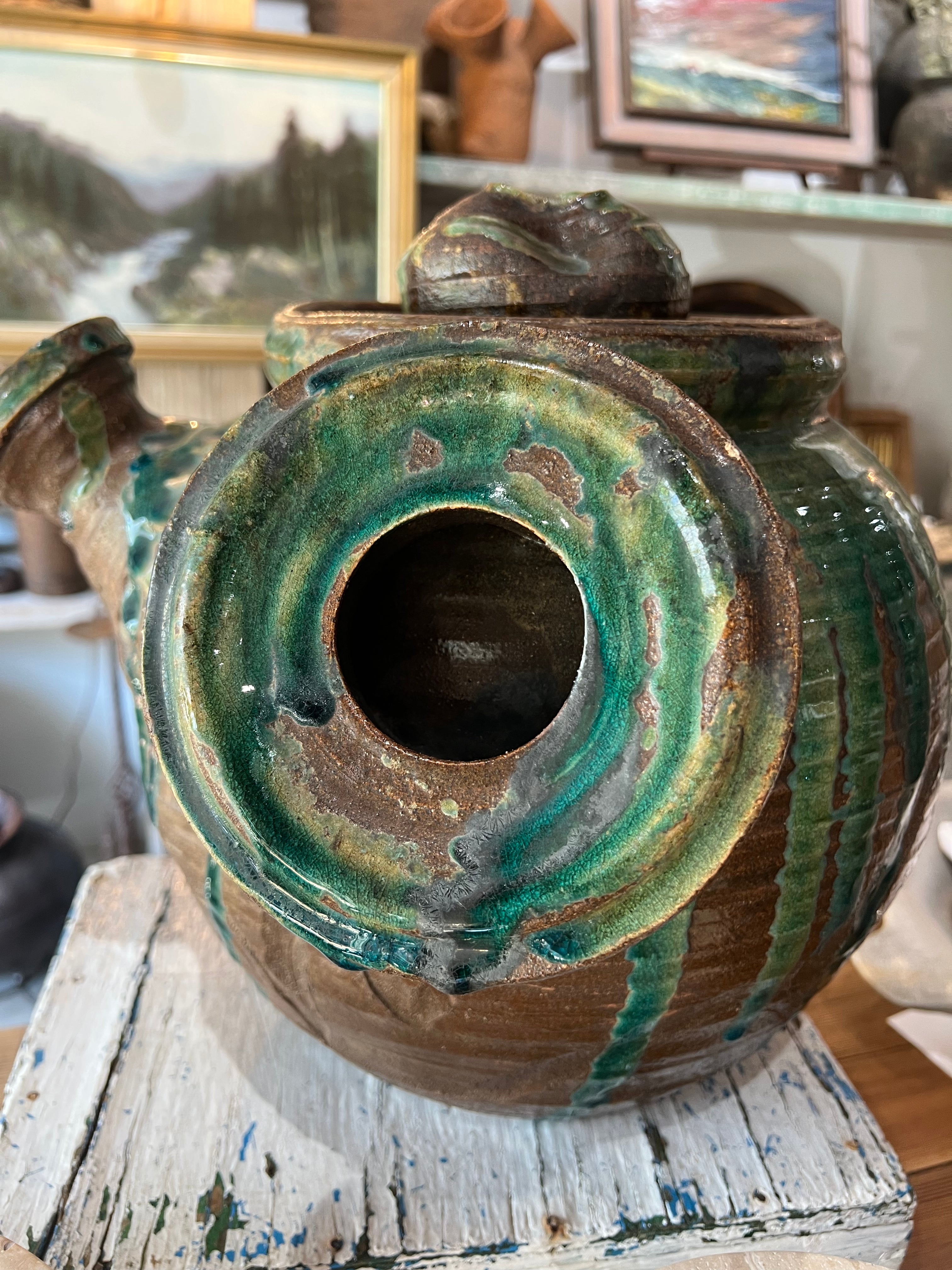 Japanese handmade tea pot