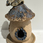 Vintage pottery bird house