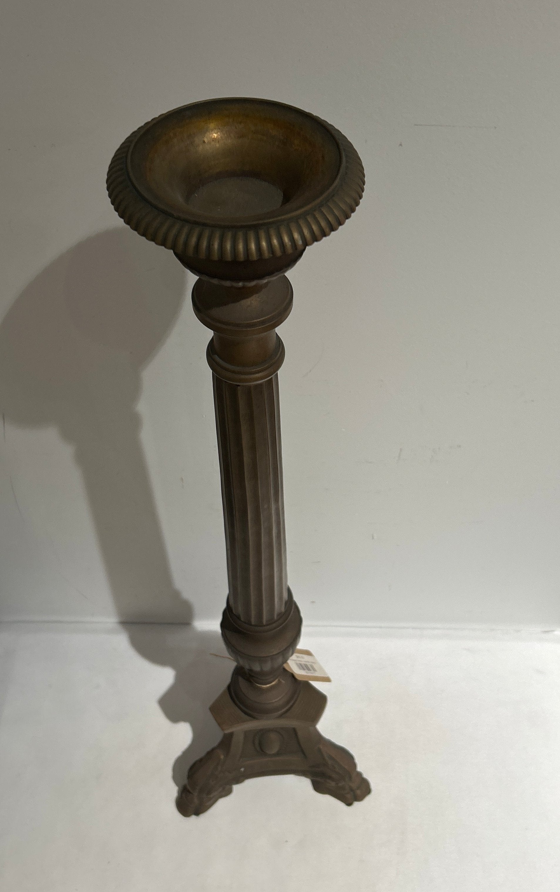 Vintage brass candle stand
