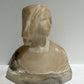 Marble Female Bust on marble base