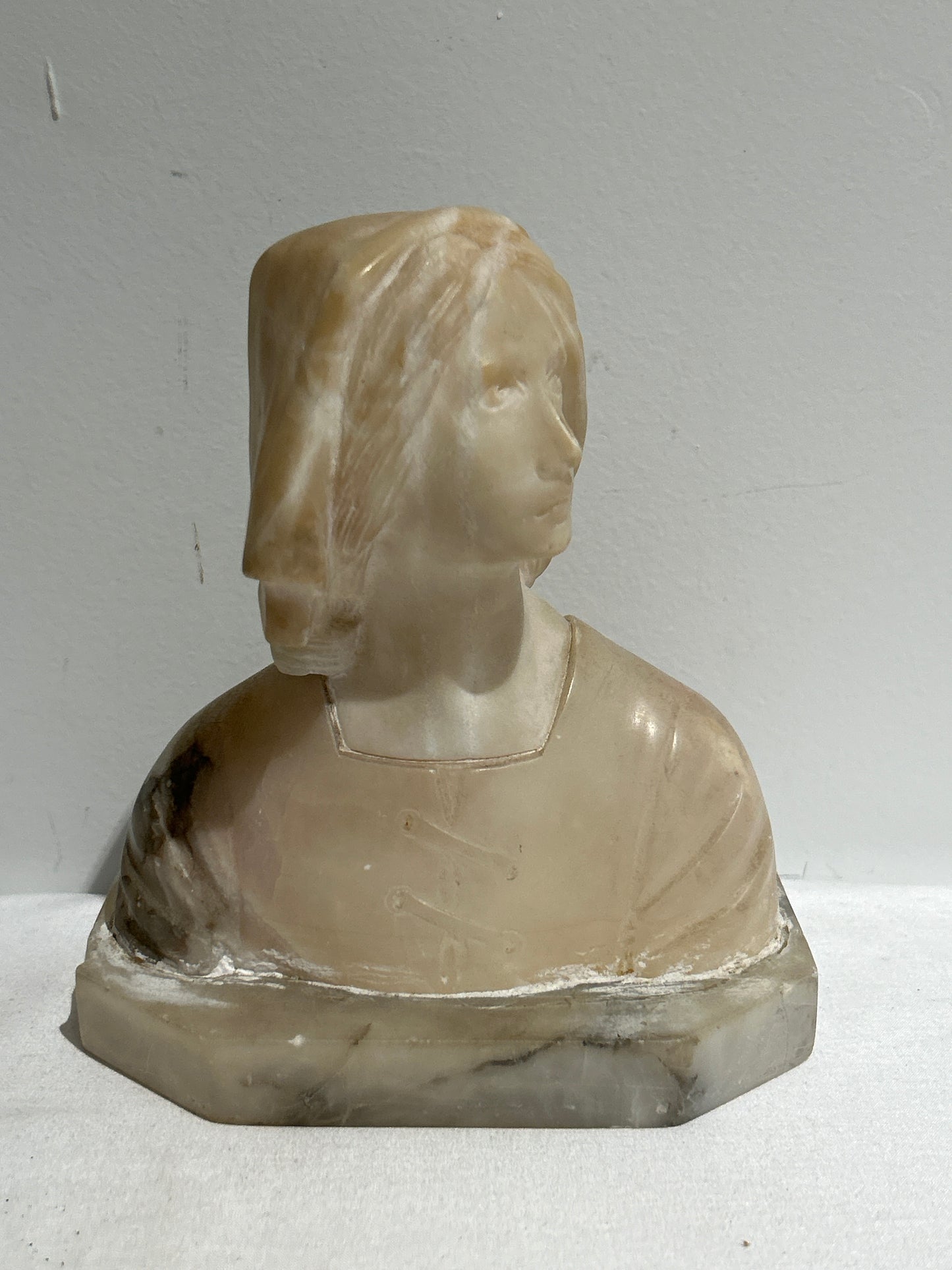 Marble Female Bust on marble base