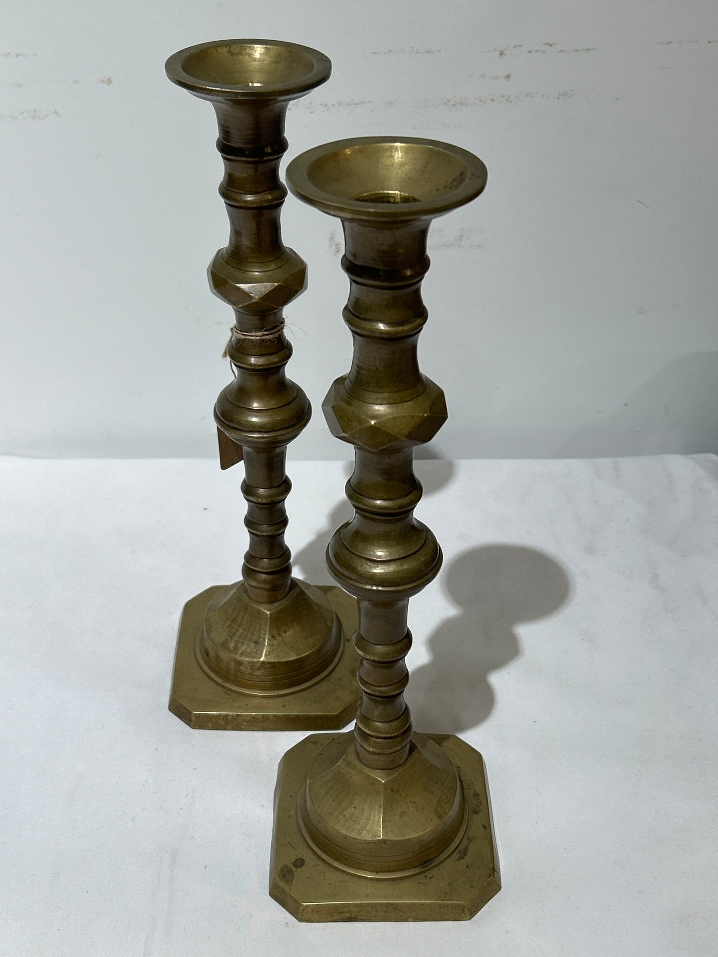 Pair of Brass Candleholders