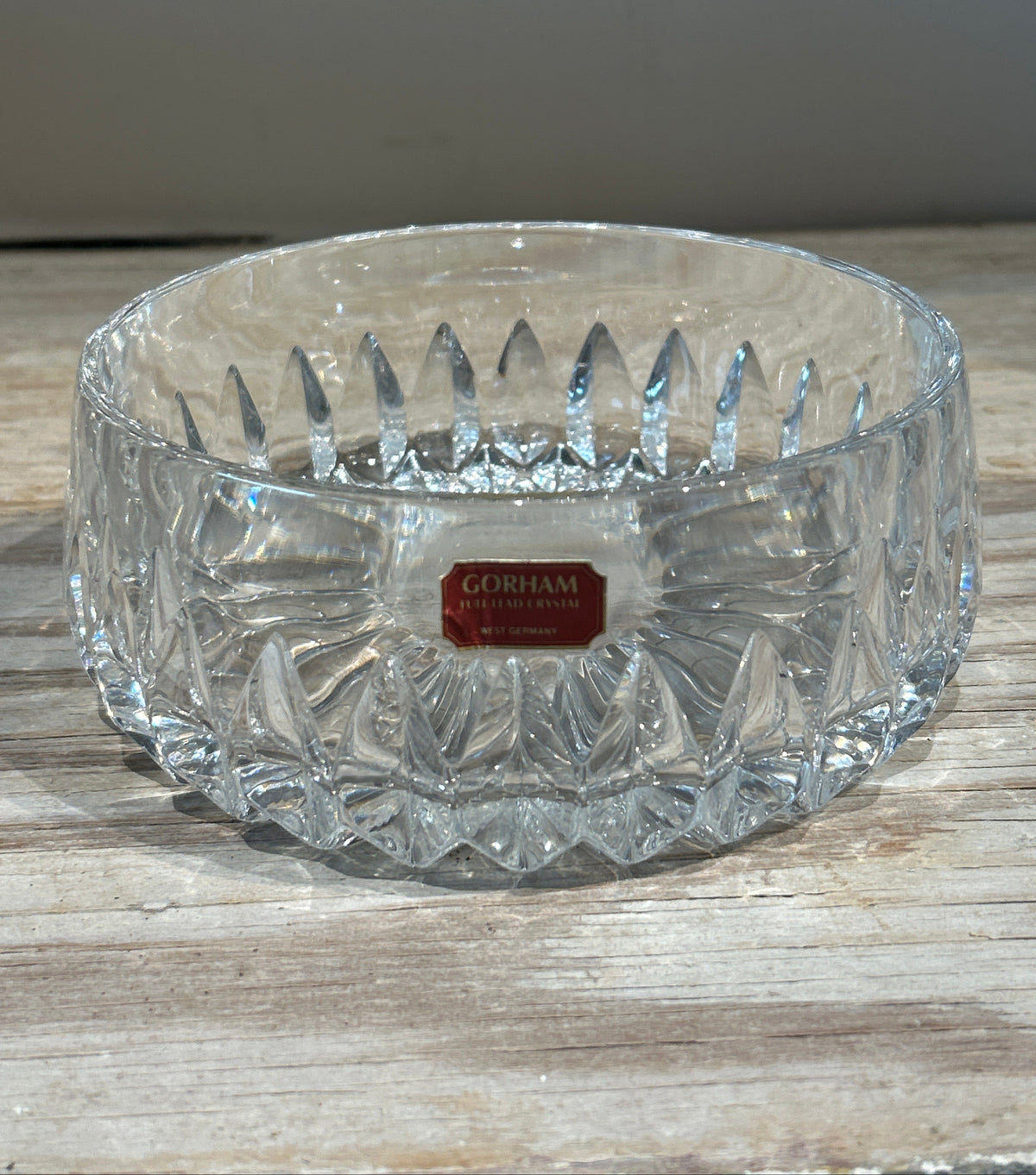 Vintage Gorham full lead crystal bowl