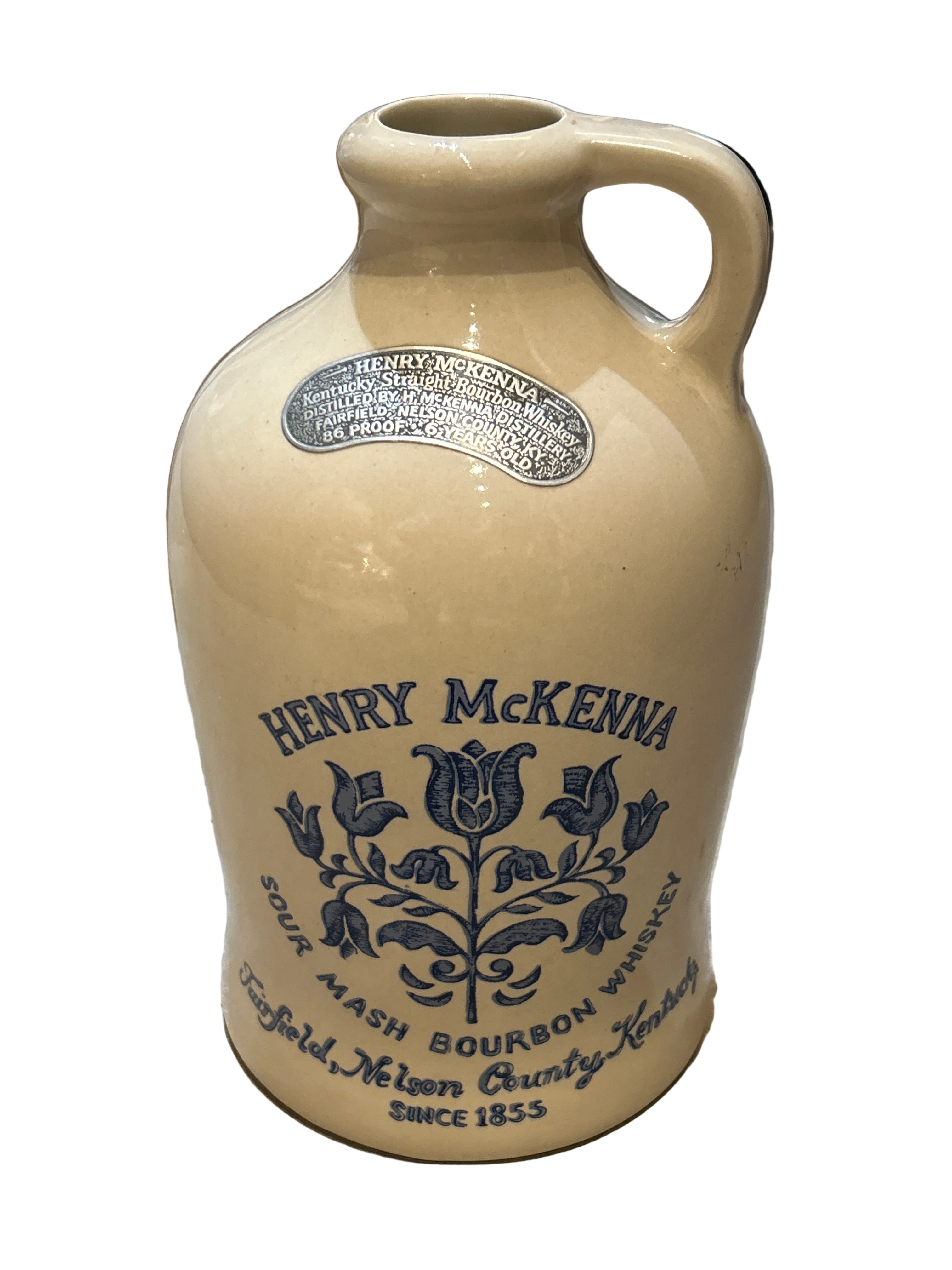 Vintage stoneware whiskey jug