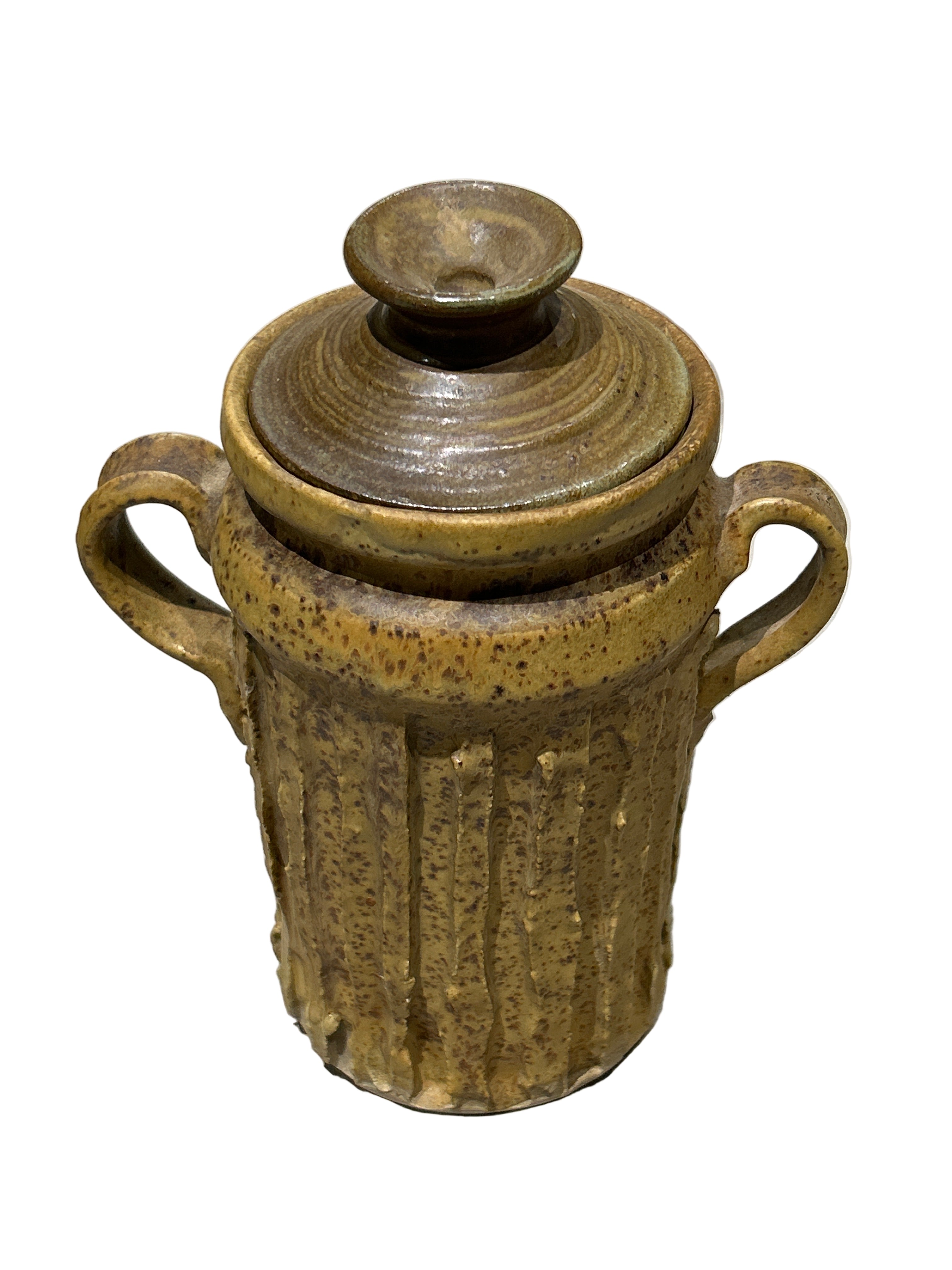 Vintage set of 4 stoneware jars