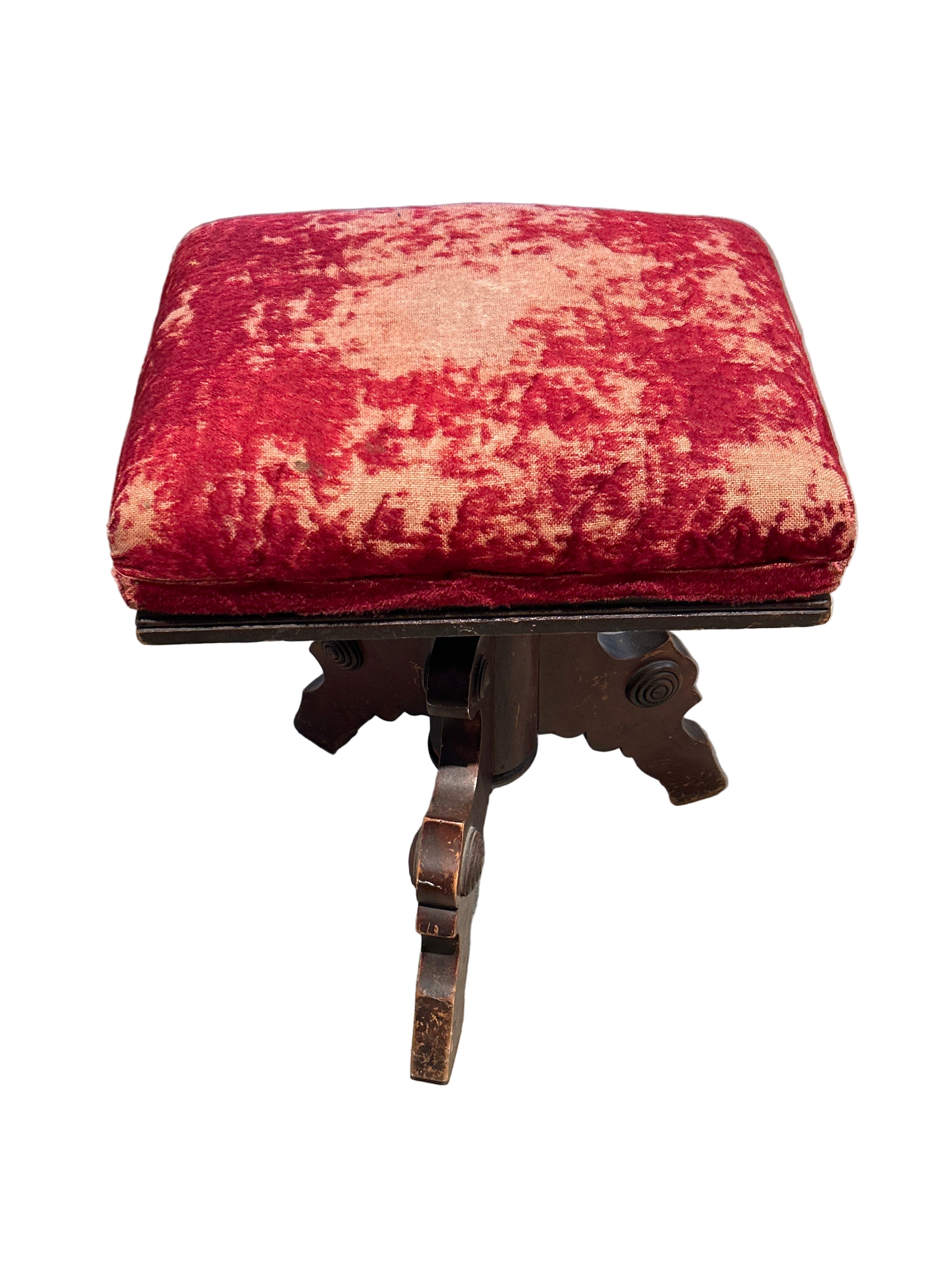 Vintage Victorian piano stool
