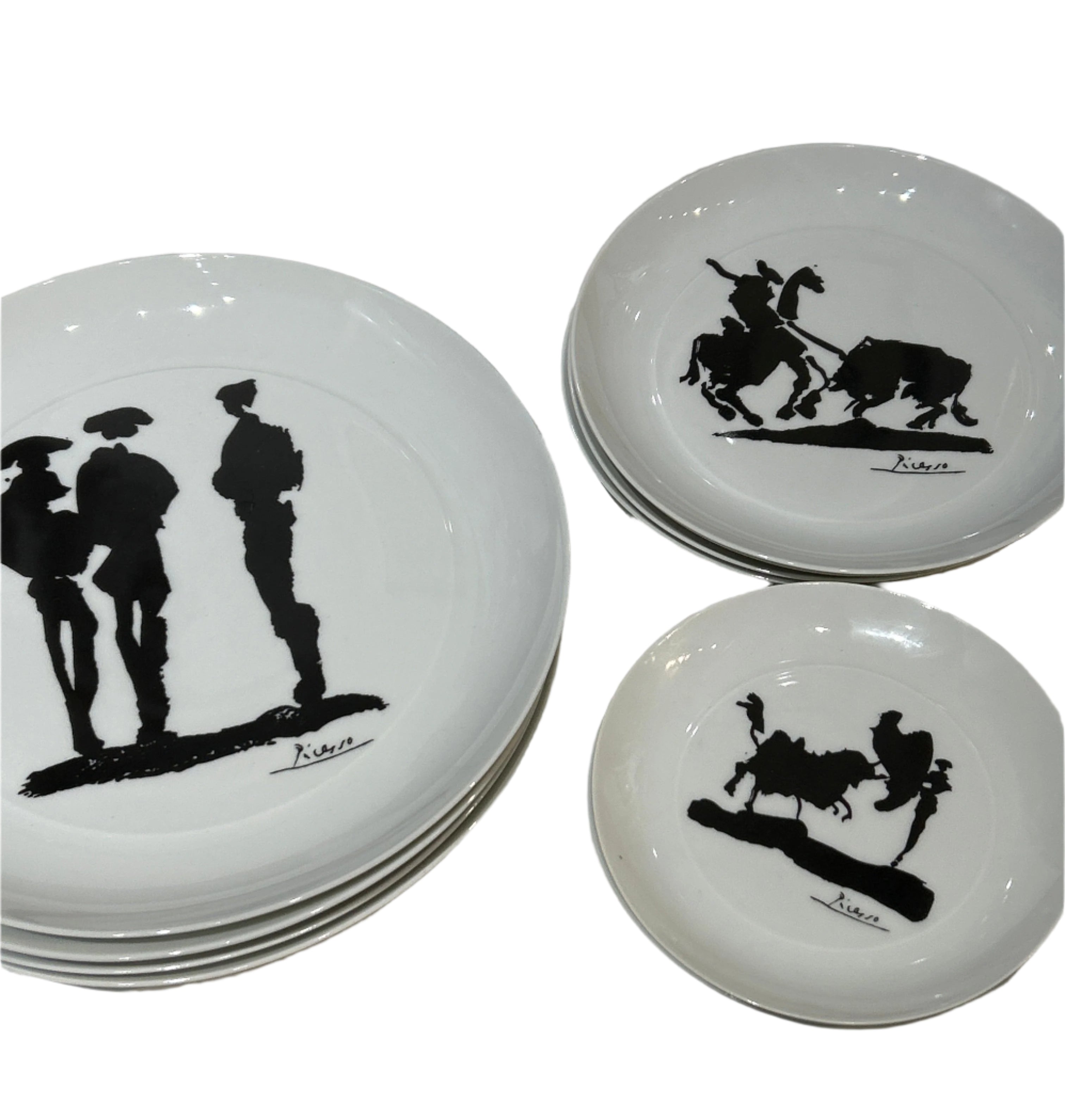 Vintage set of Picasso plates