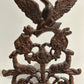 Cast iron wall mount match holder