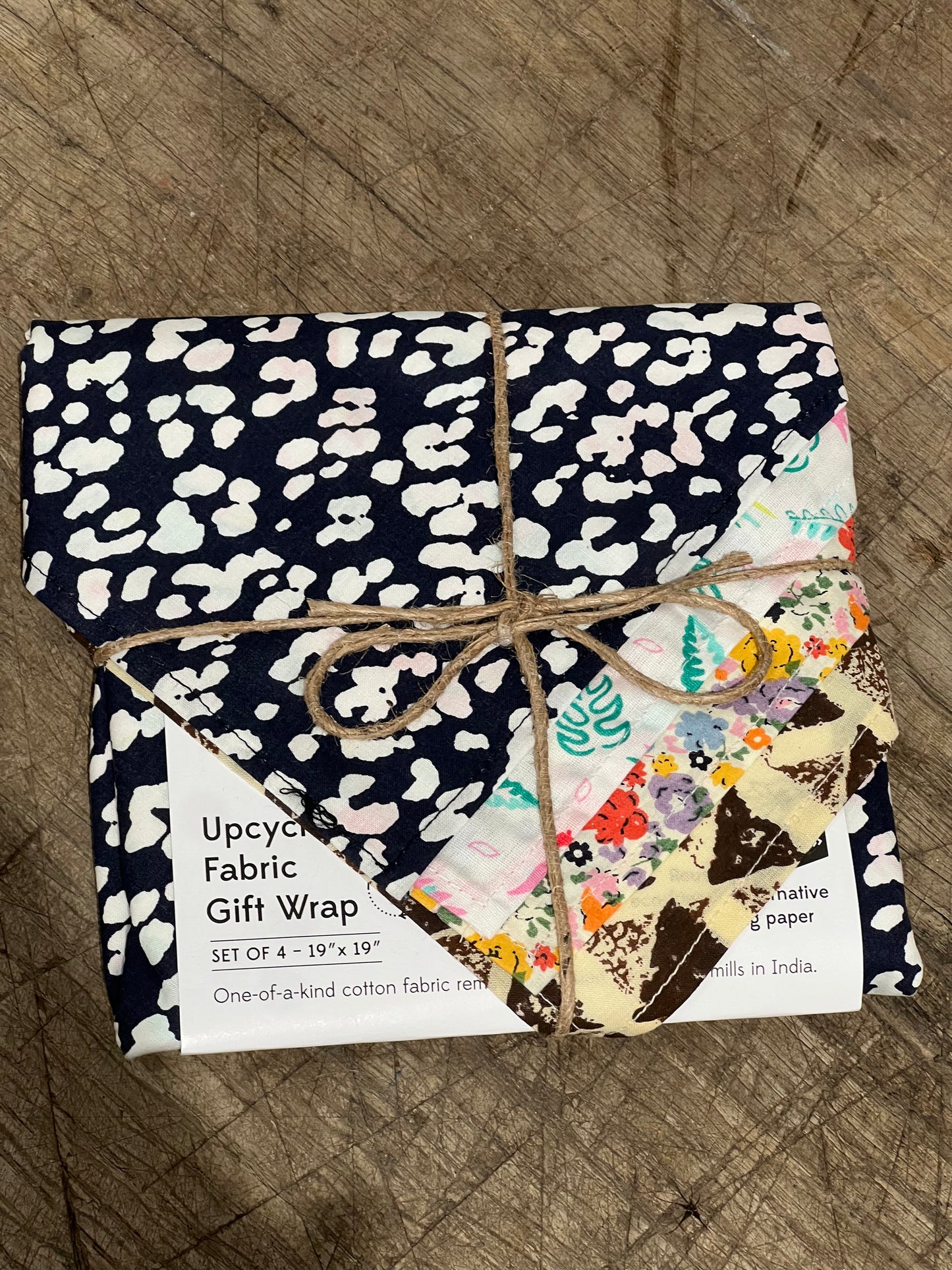 Upcycled Gift Wrap Set