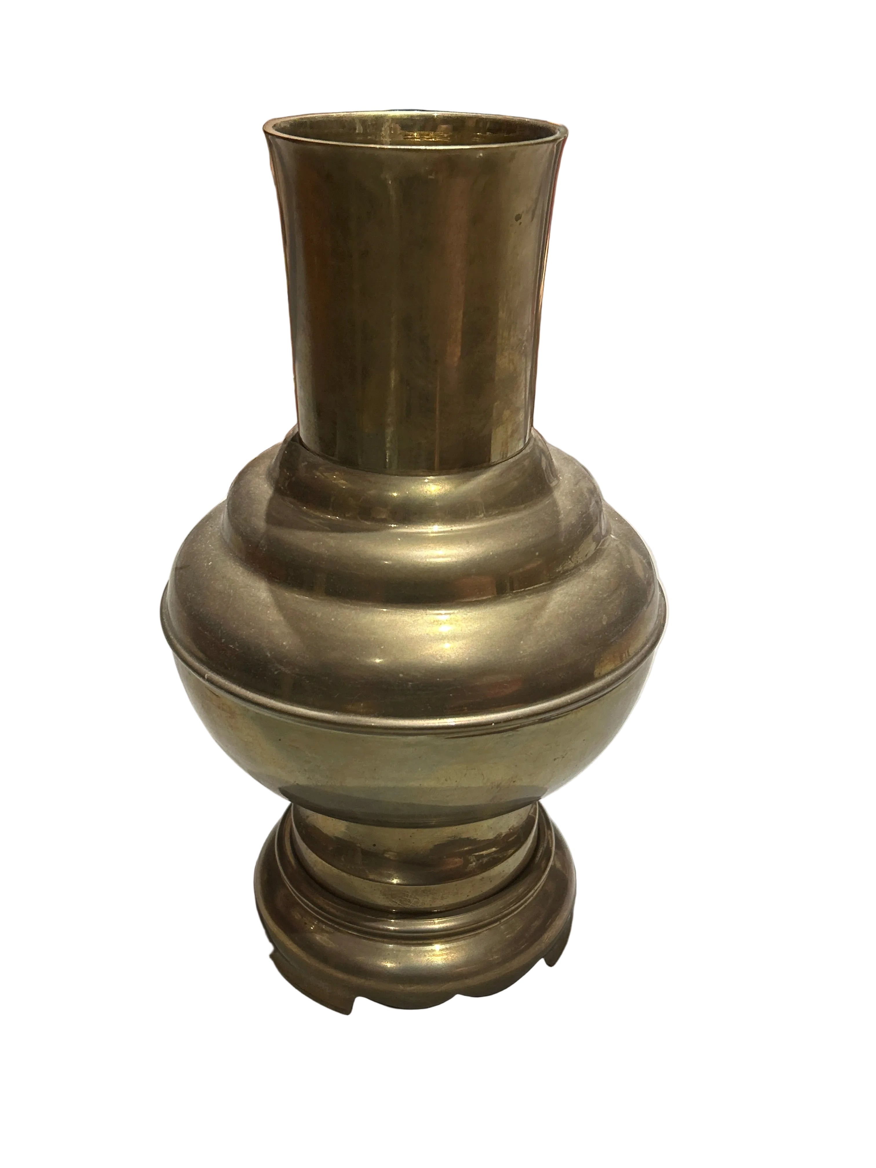 Vintage brass urn