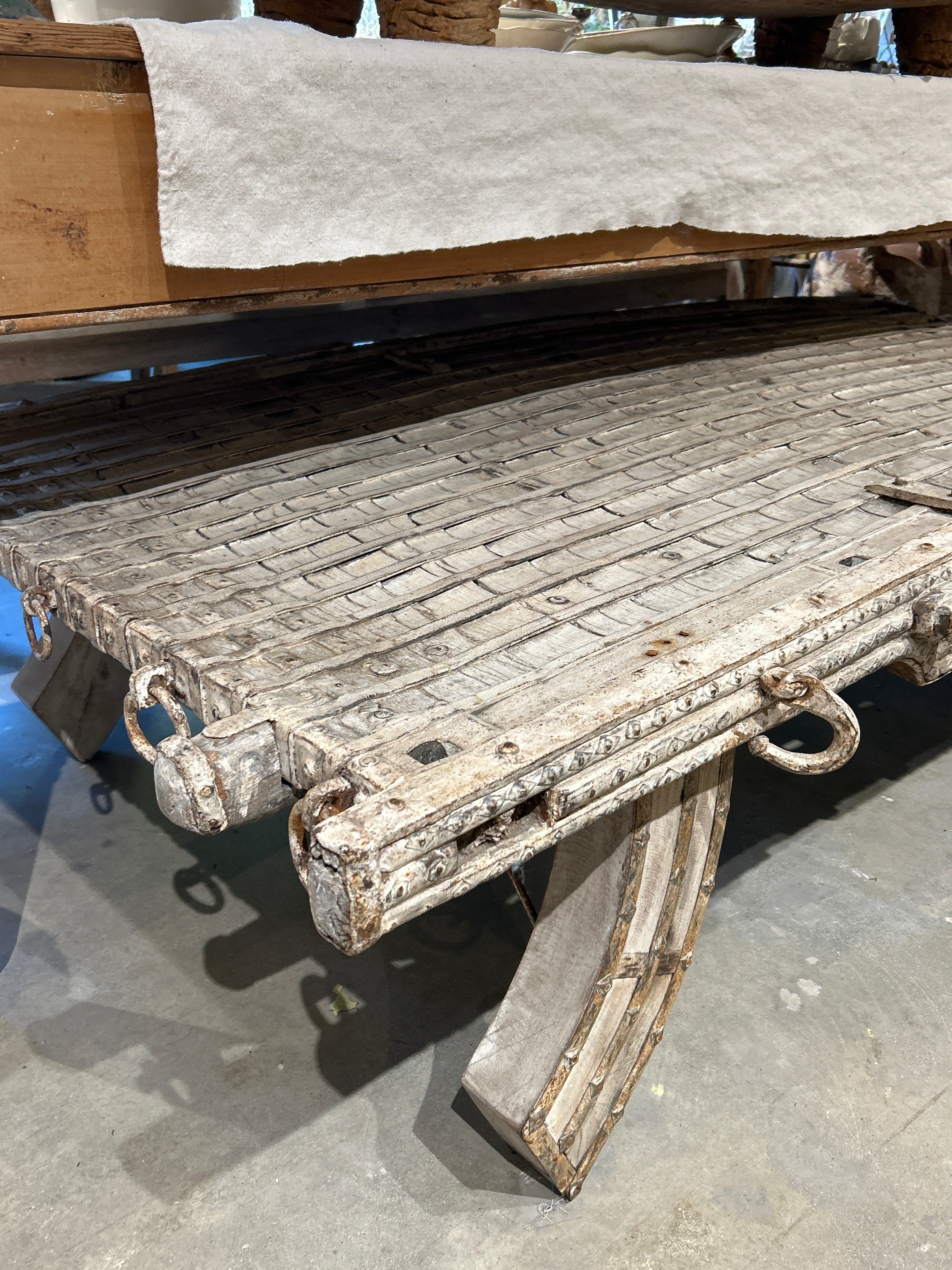 Vintage carved coffee table