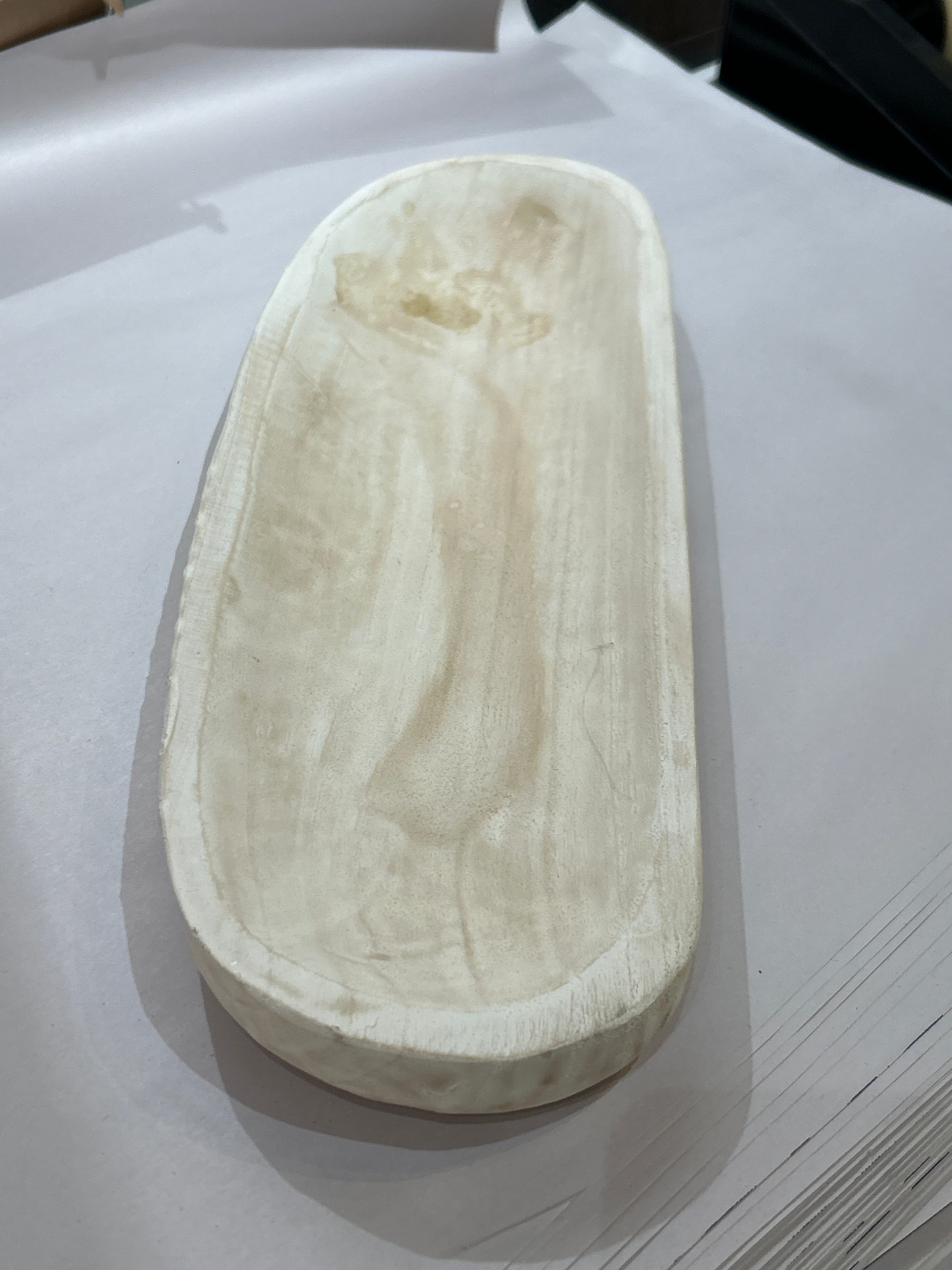 Paulownia oval wood tray