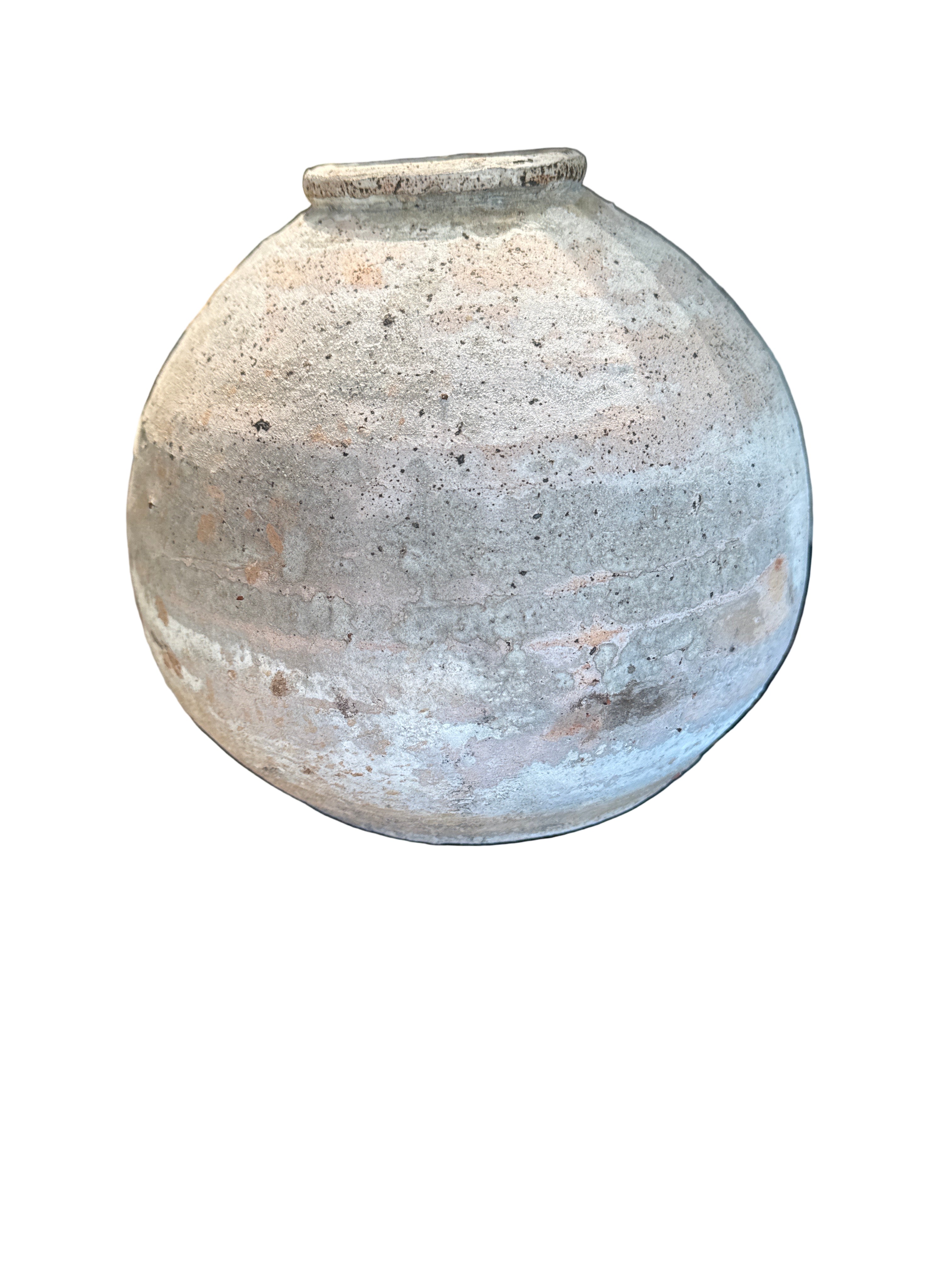 Blush/Grey Round Vintage pot