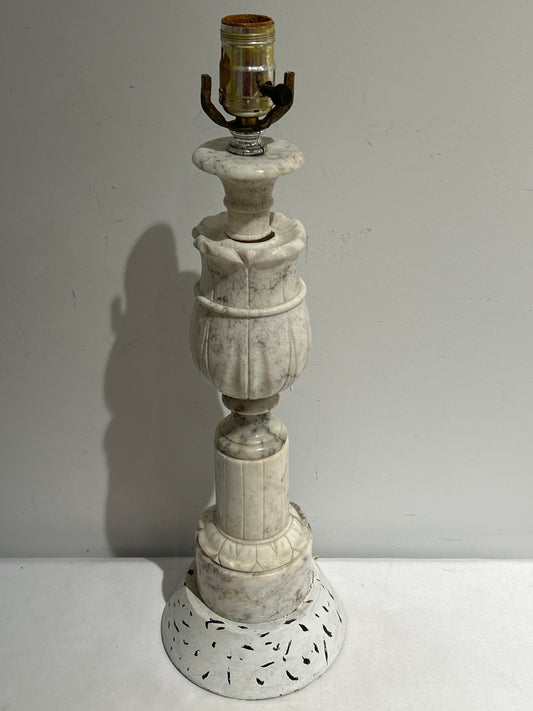 Vintage ornate marble lamp