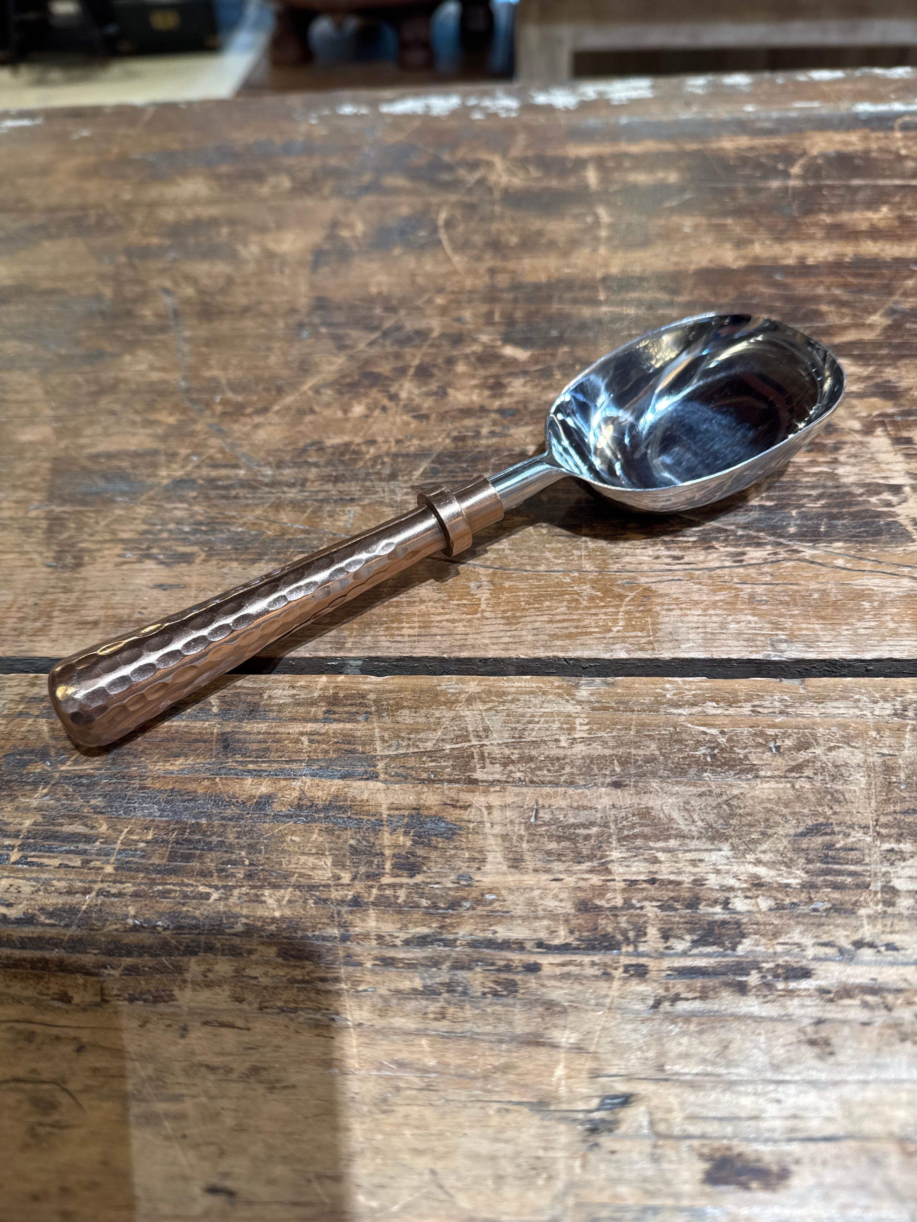 Hammered Copper Scoop