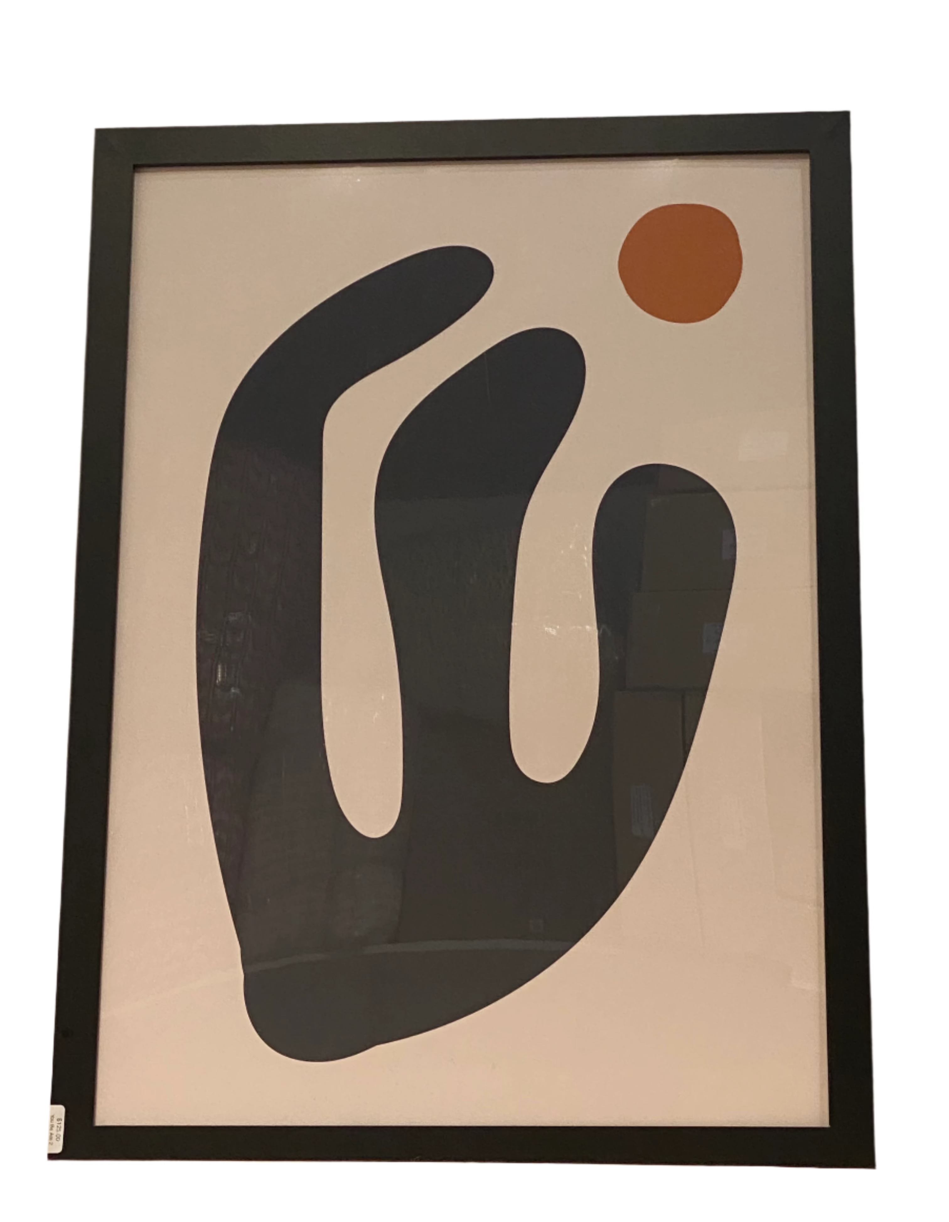 Aida Abstract with Orange Circle