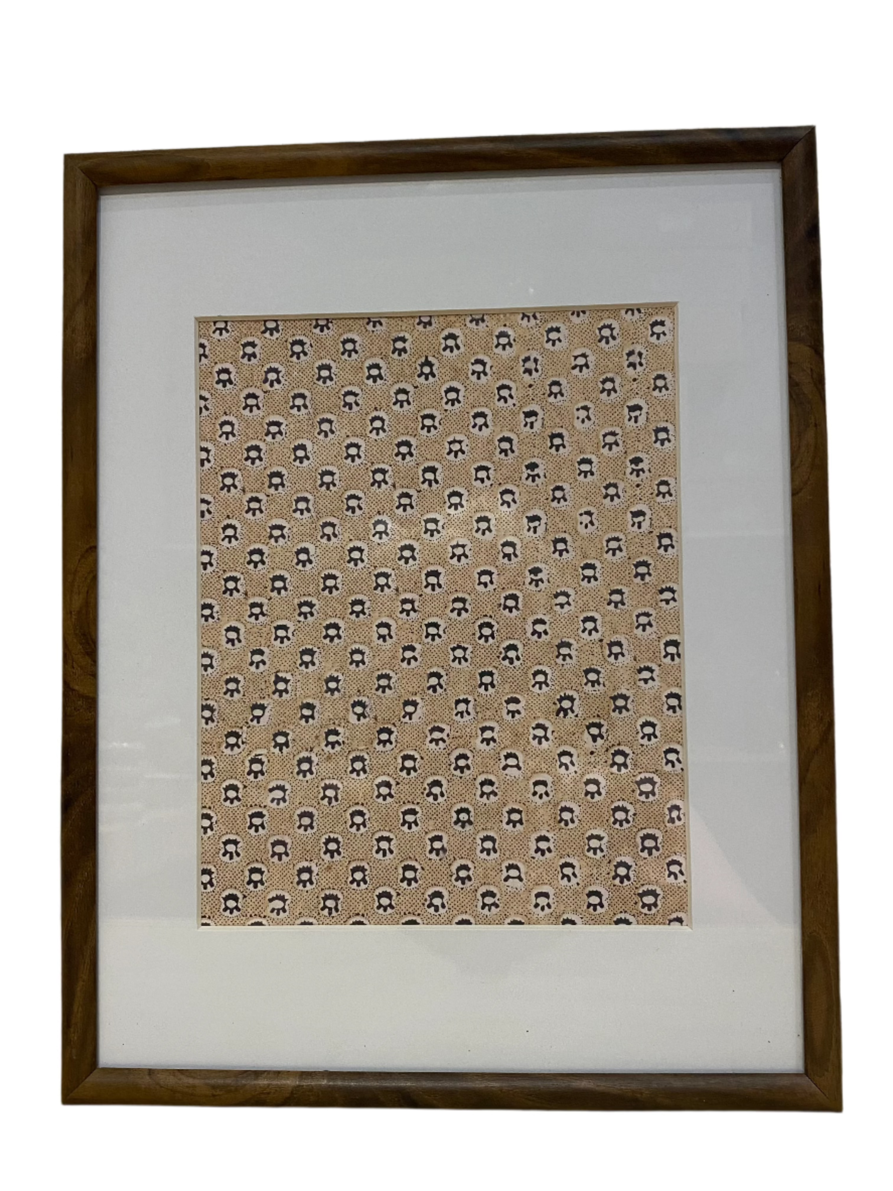 Abstract Dot Pattern (11x14) framed