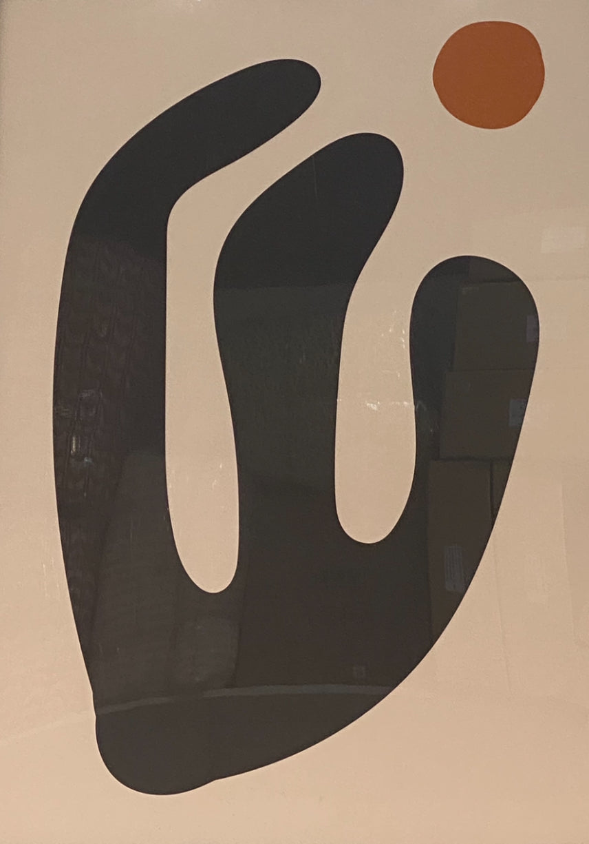 Aida Abstract with Orange Circle