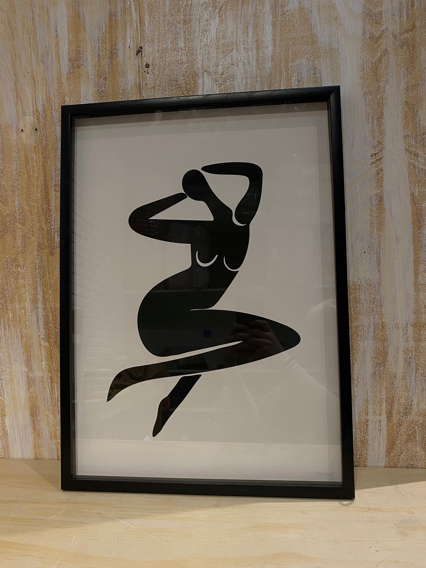 Black/White Women Silhouette Art