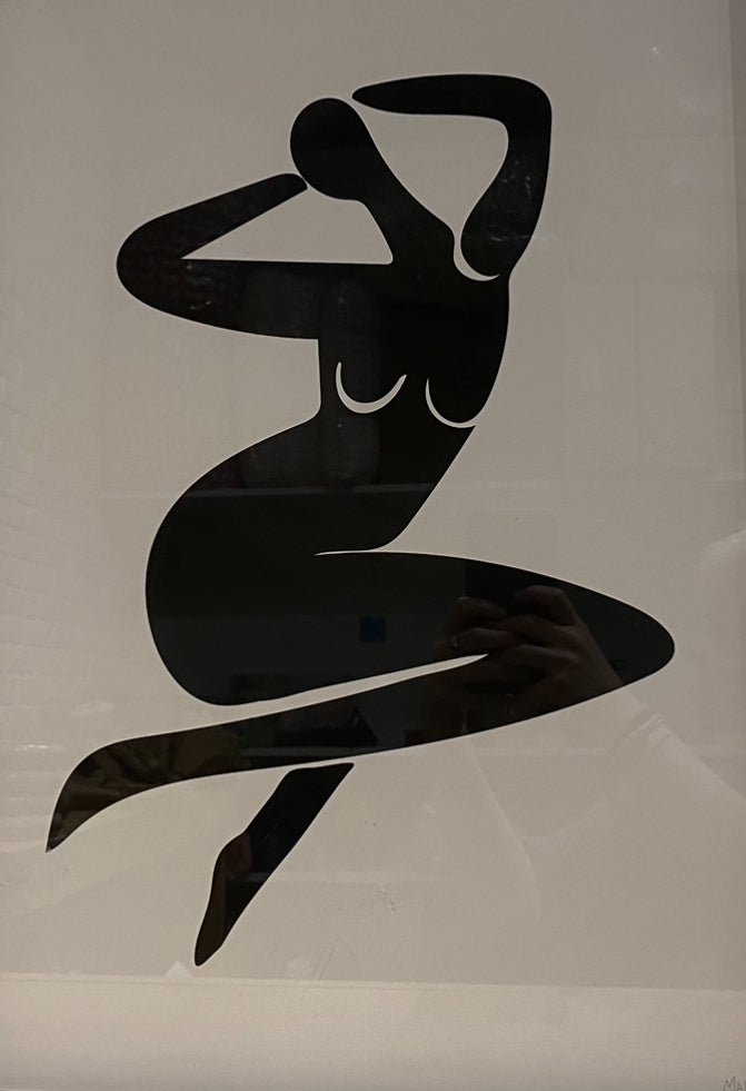 Black/White Women Silhouette Art