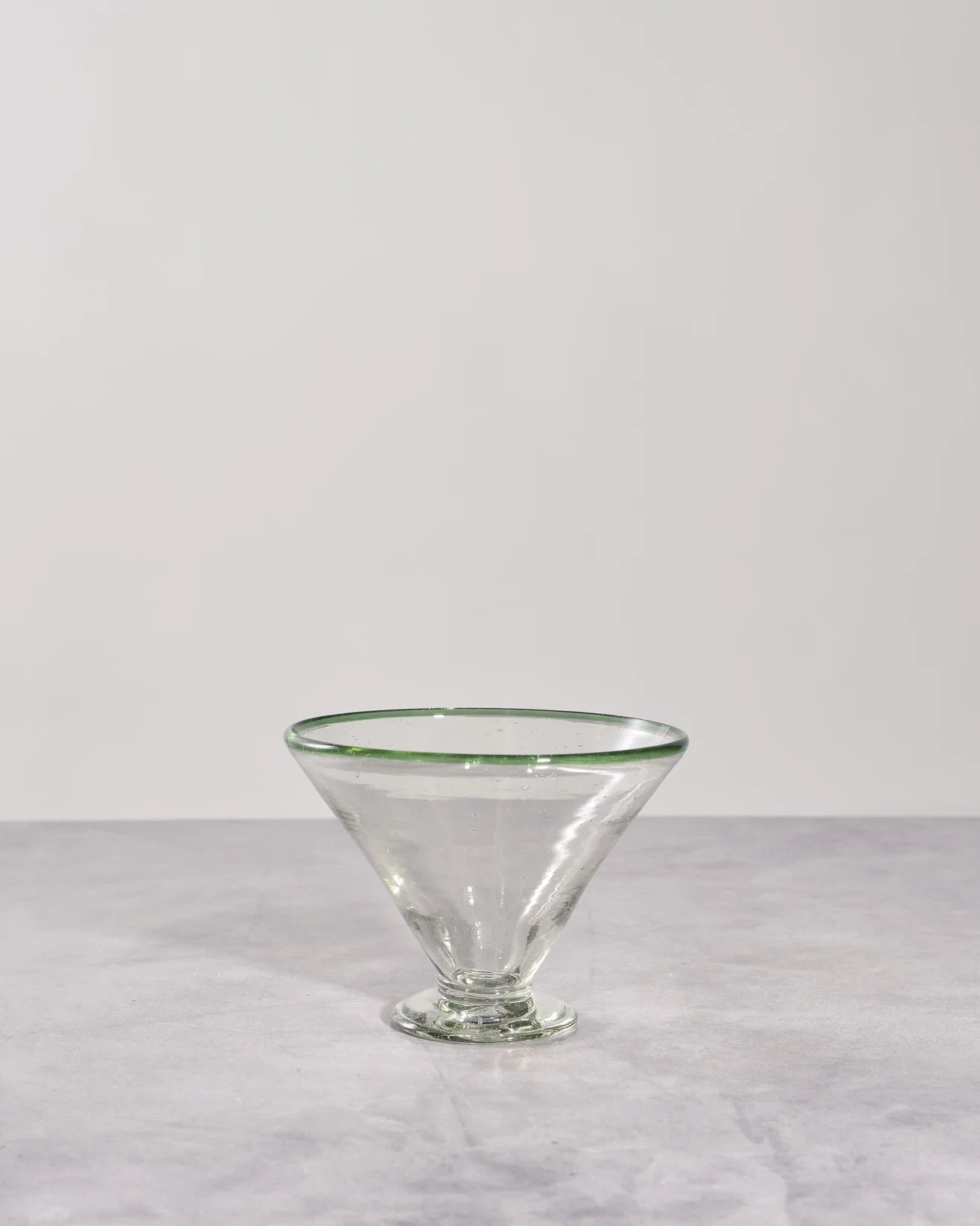 Green Rim Margarita Glass | Glassware Cocktail
