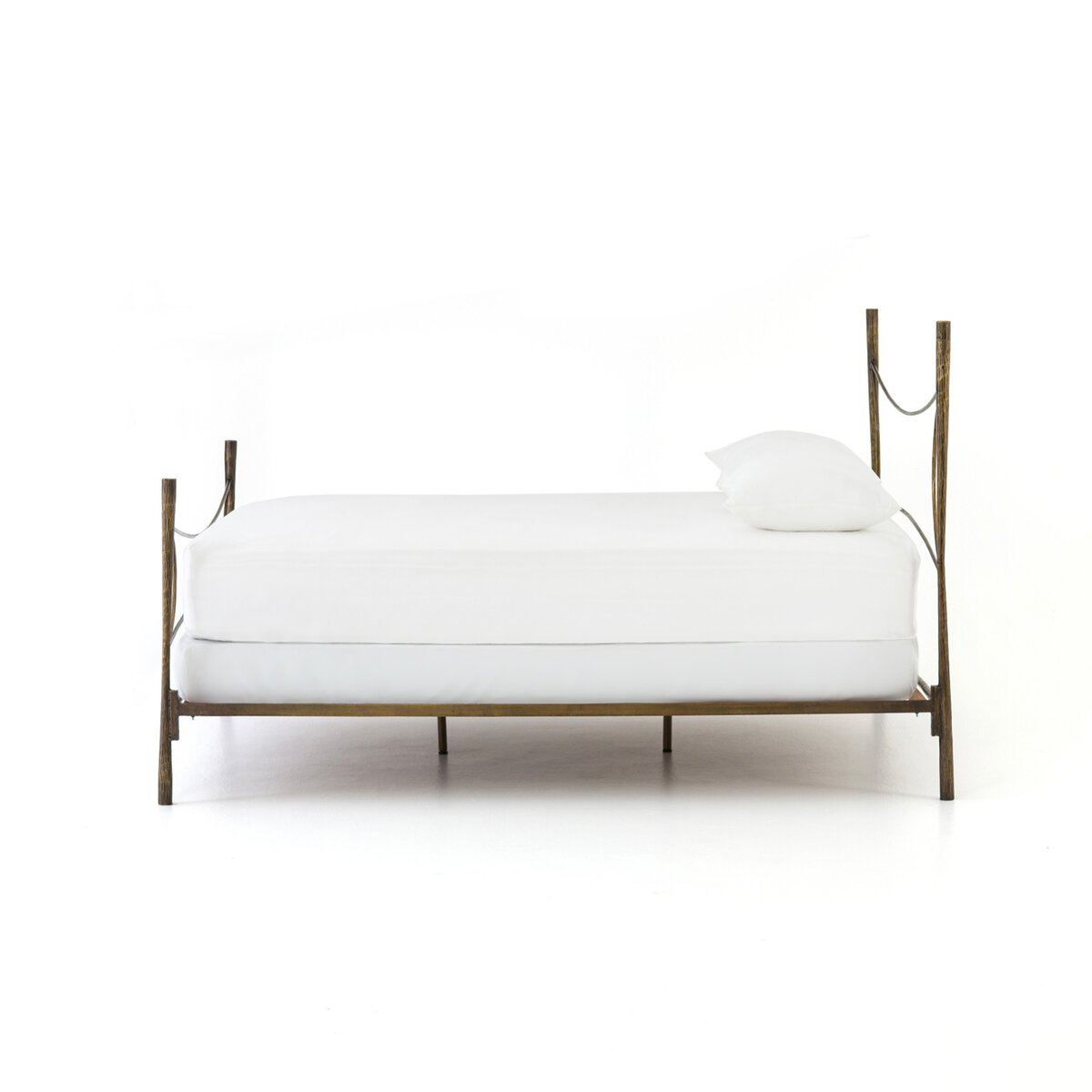 Westwood Bed Antique Brass Queen Size