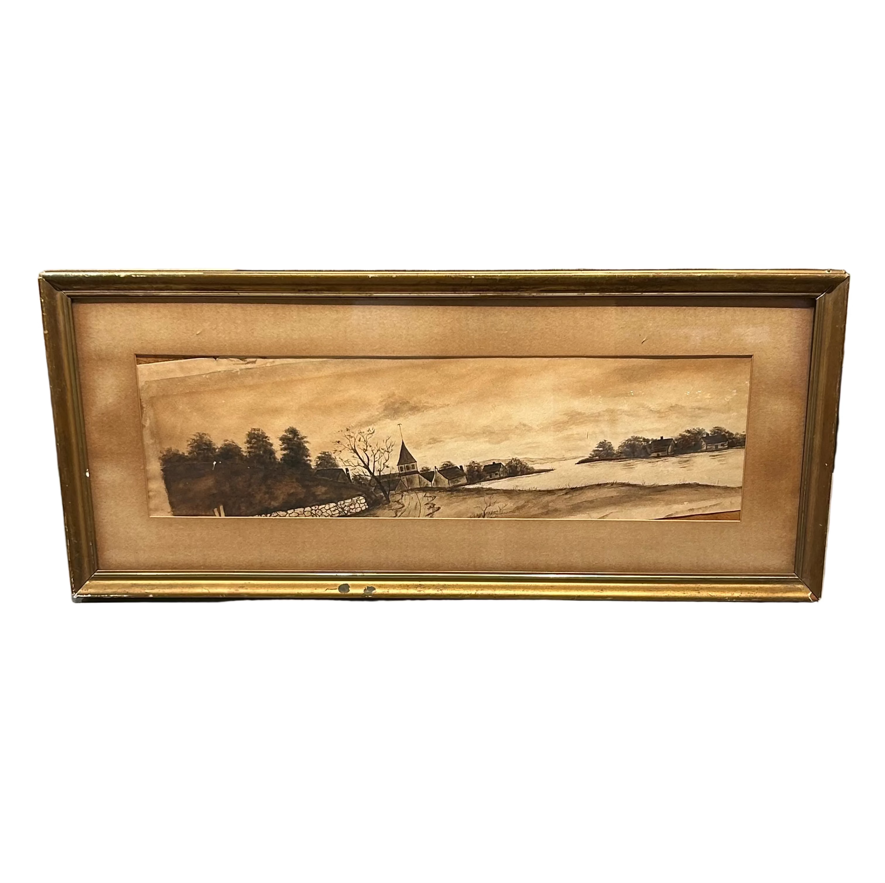 Vintage “Day’s Dying Glow” painting