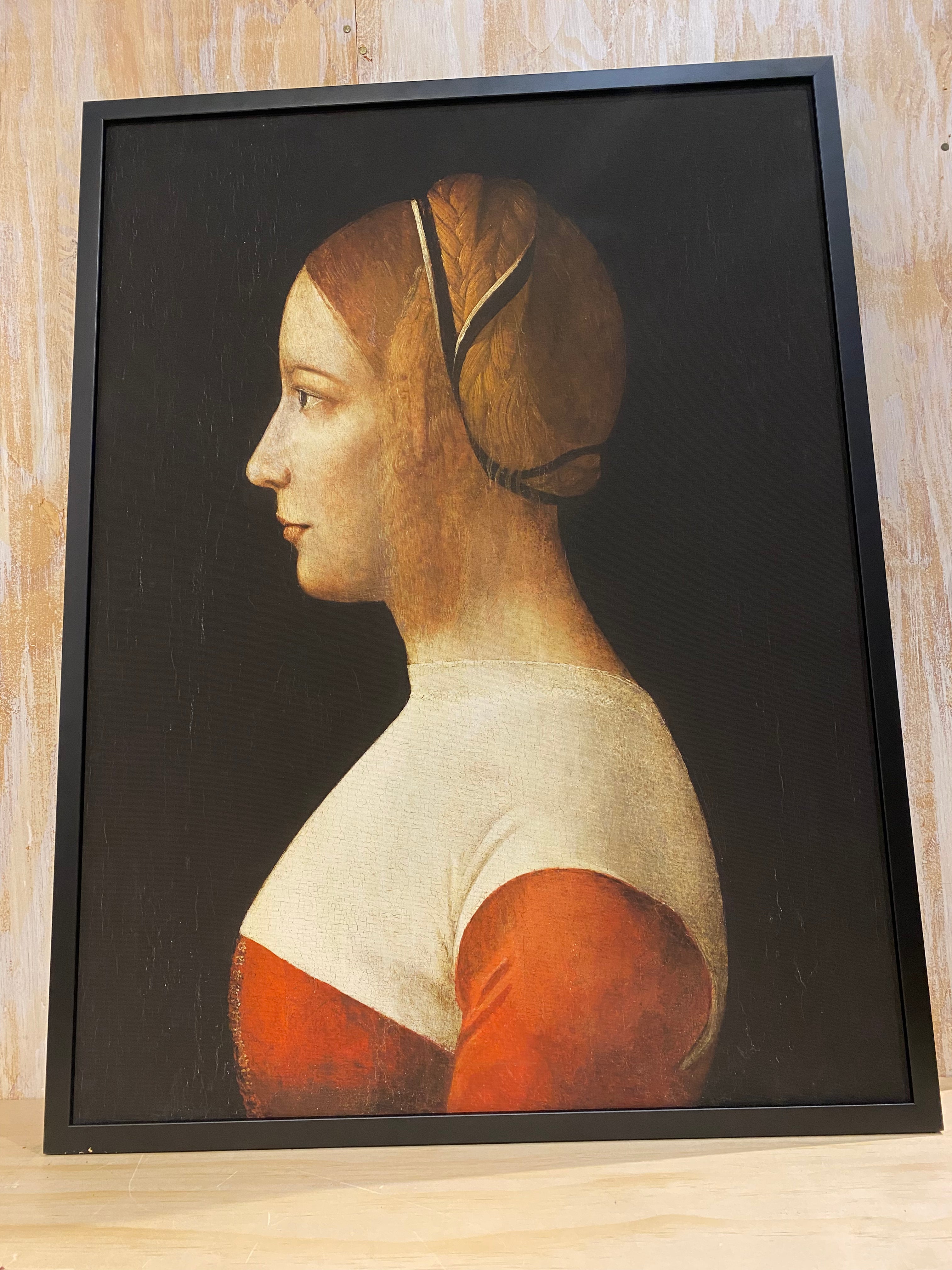 Portrait of a woman canvas print