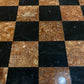 Brown/Black Marble Chess Board