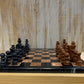 Brown/Black Marble Chess Board