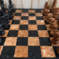 Brown/Black Marble Chess Board