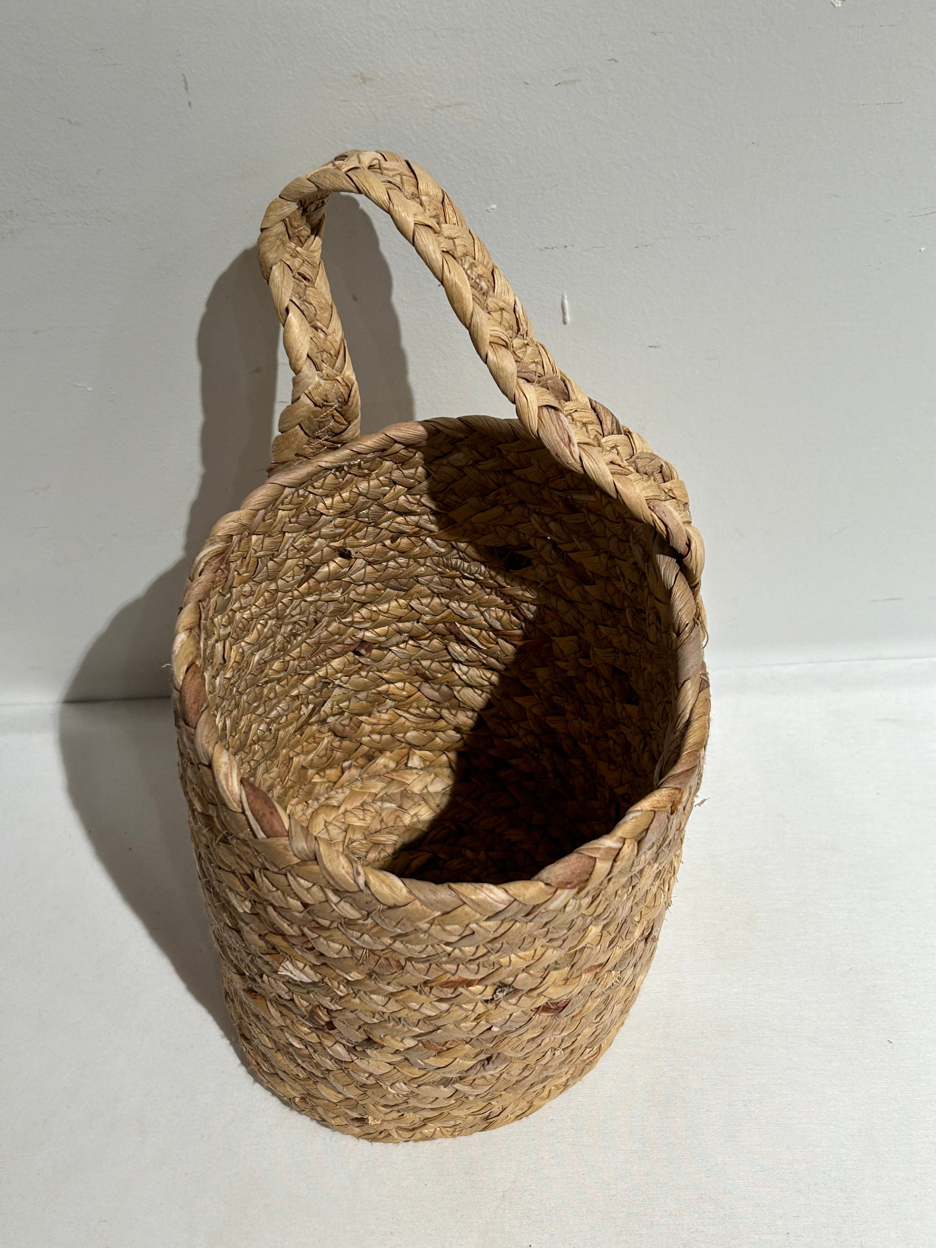 Small woven storage basket