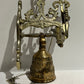 Wall mount brass bell