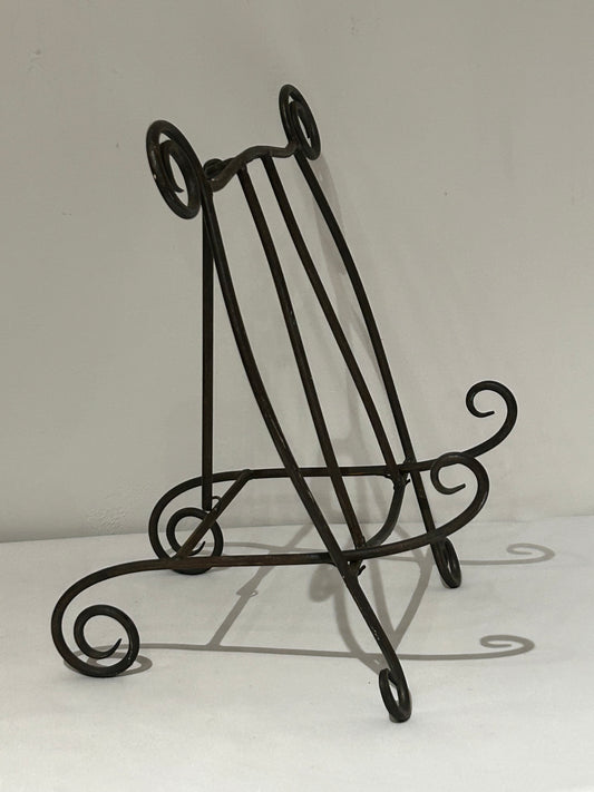 Vintage adjustable iron easel