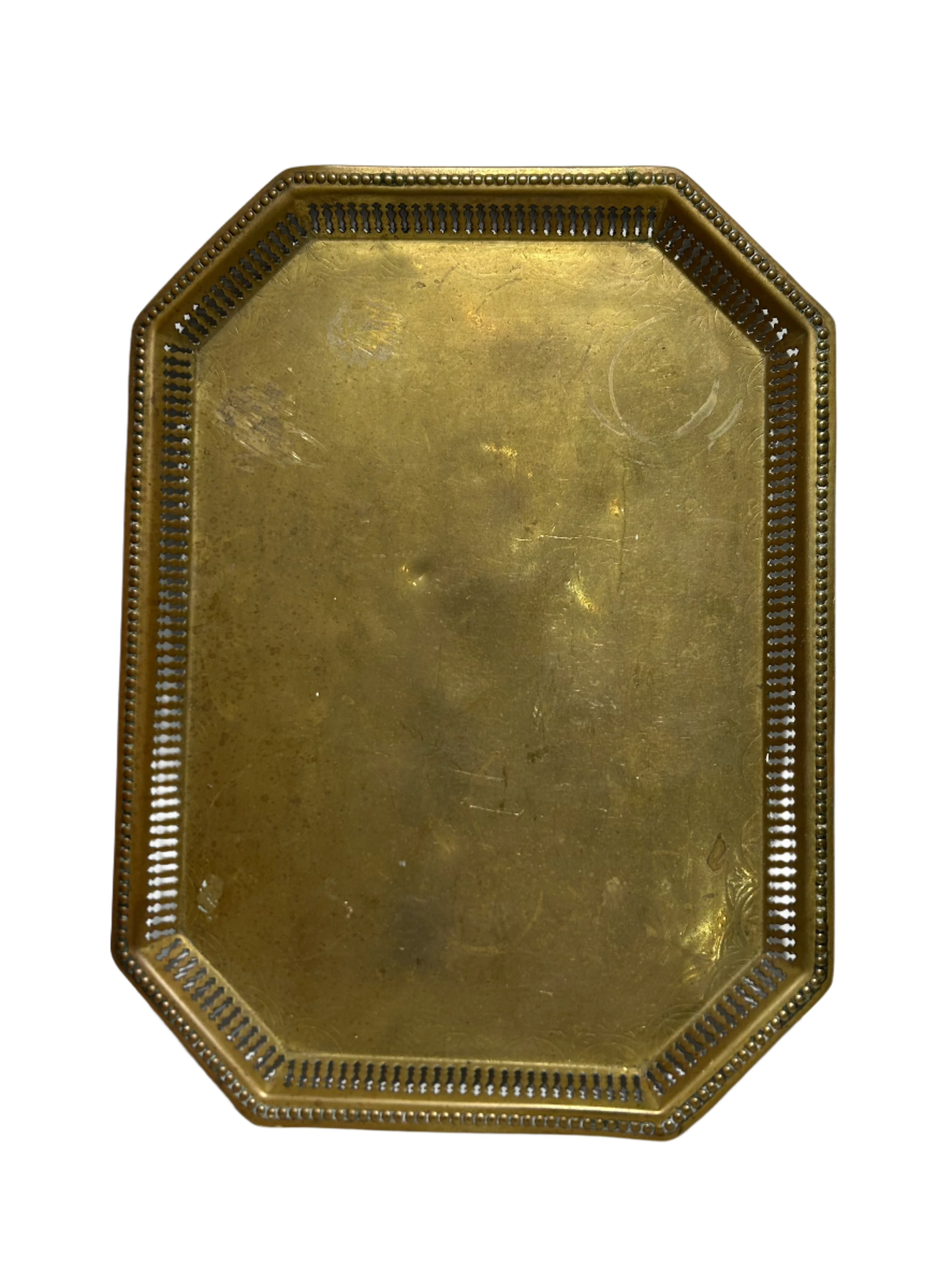 Vintage brass tray