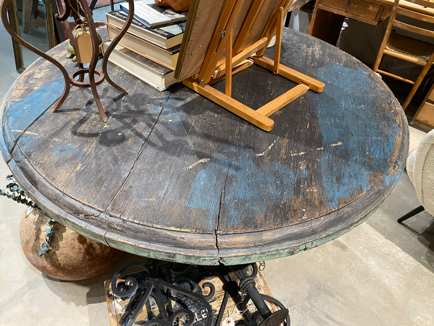 French industrial table