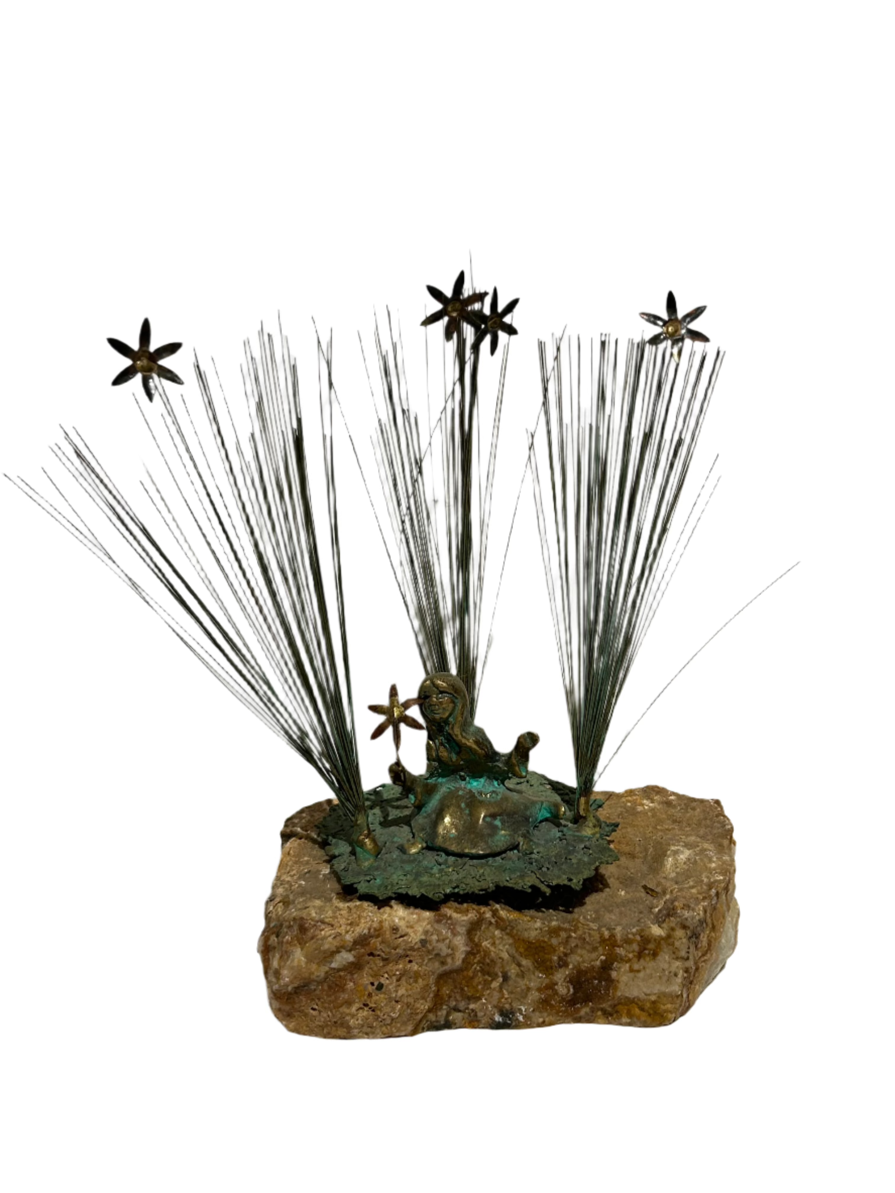 Vintage figural brutalist sculpture