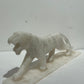 Vintage stone tiger statue