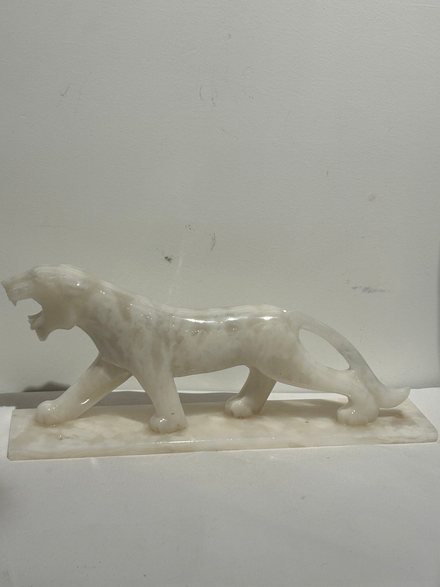 Vintage stone tiger statue