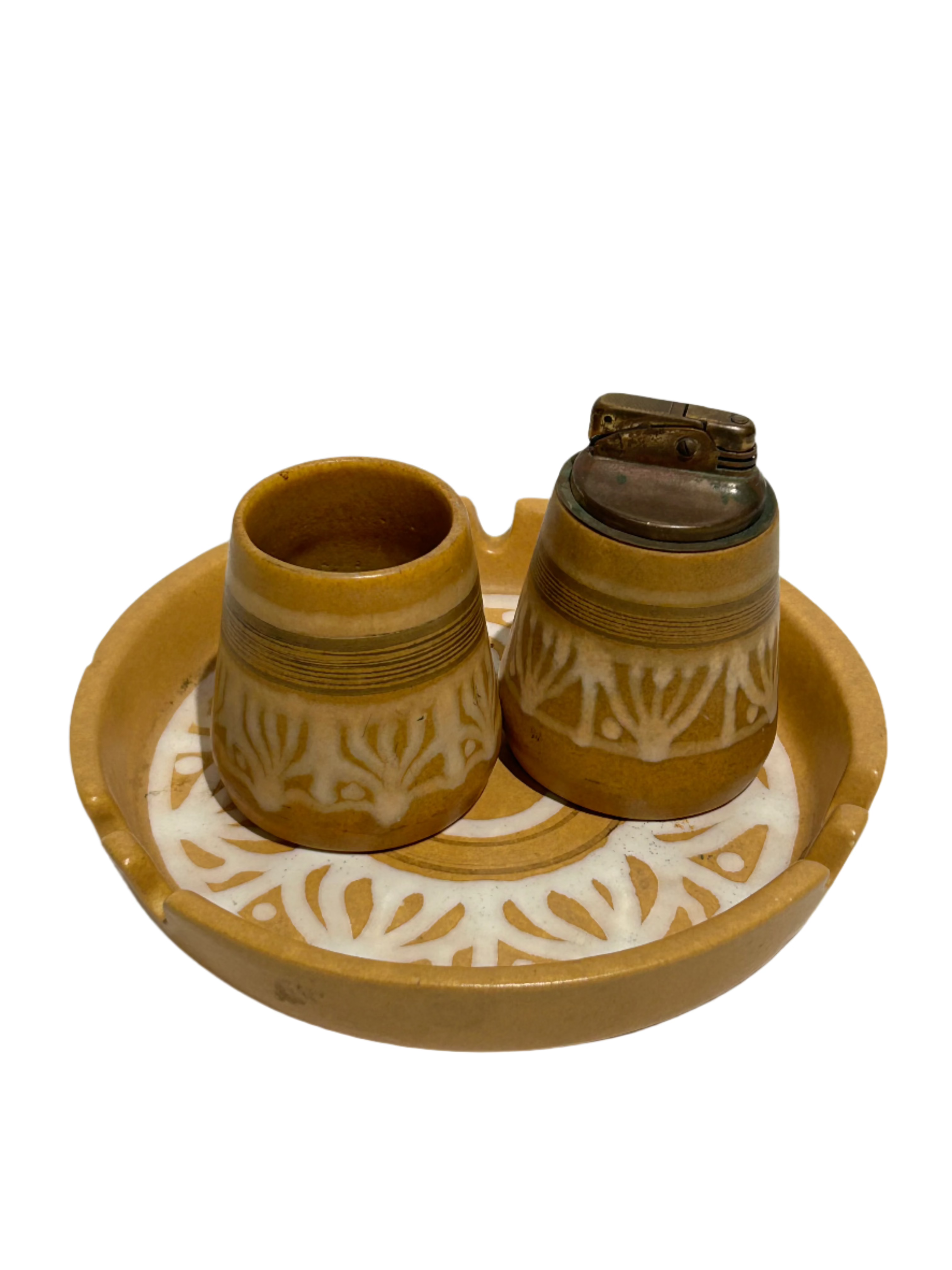Vintage ceramic smoke set
