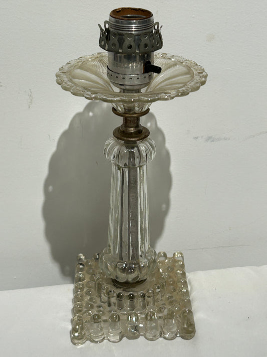 Vintage glass table lamp