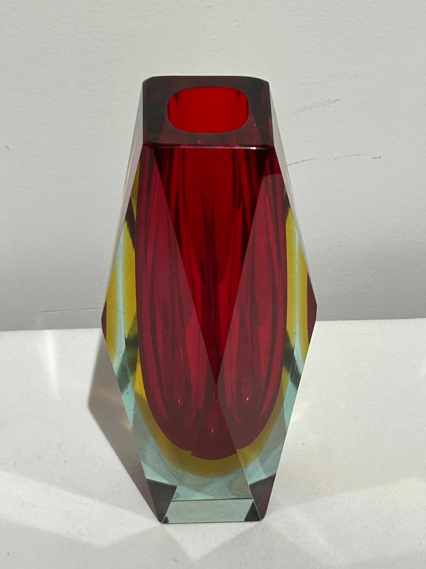 Vintage mid century murano glass vase