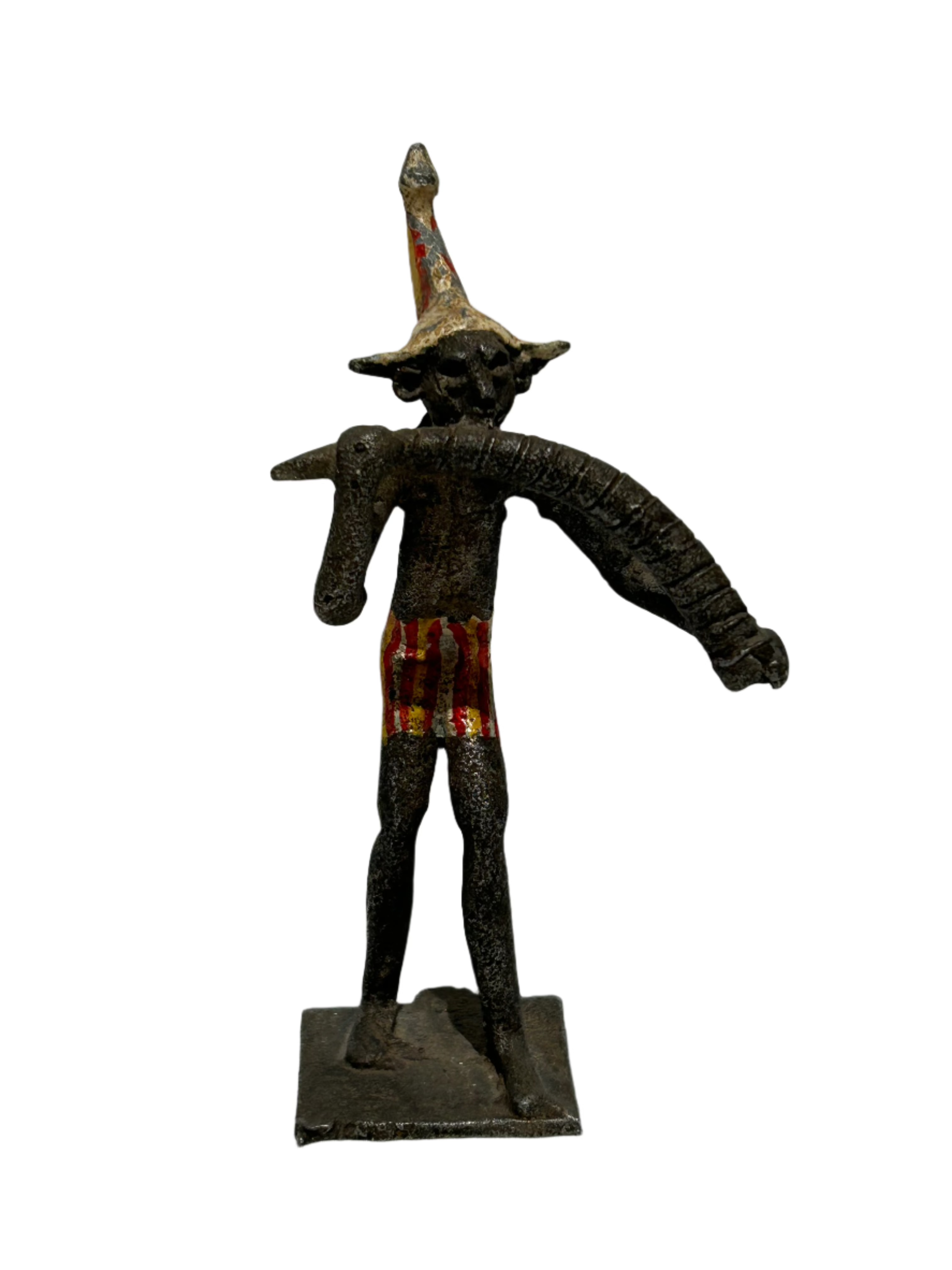 Vintage hand painted African figure