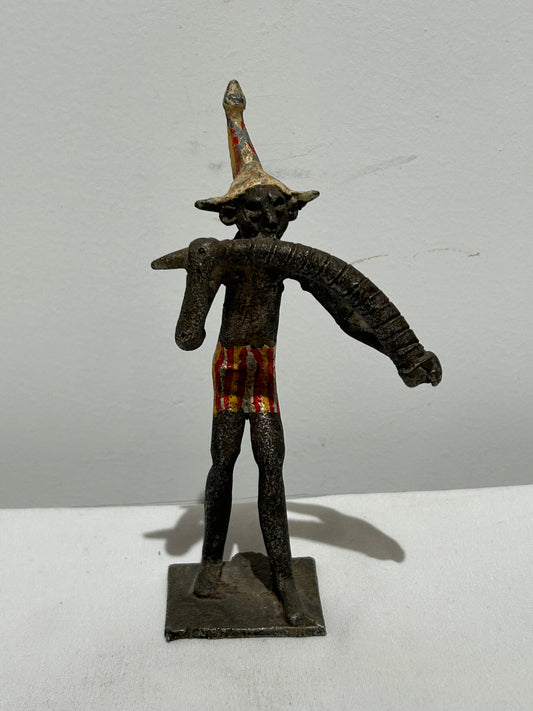 Vintage hand painted African figure