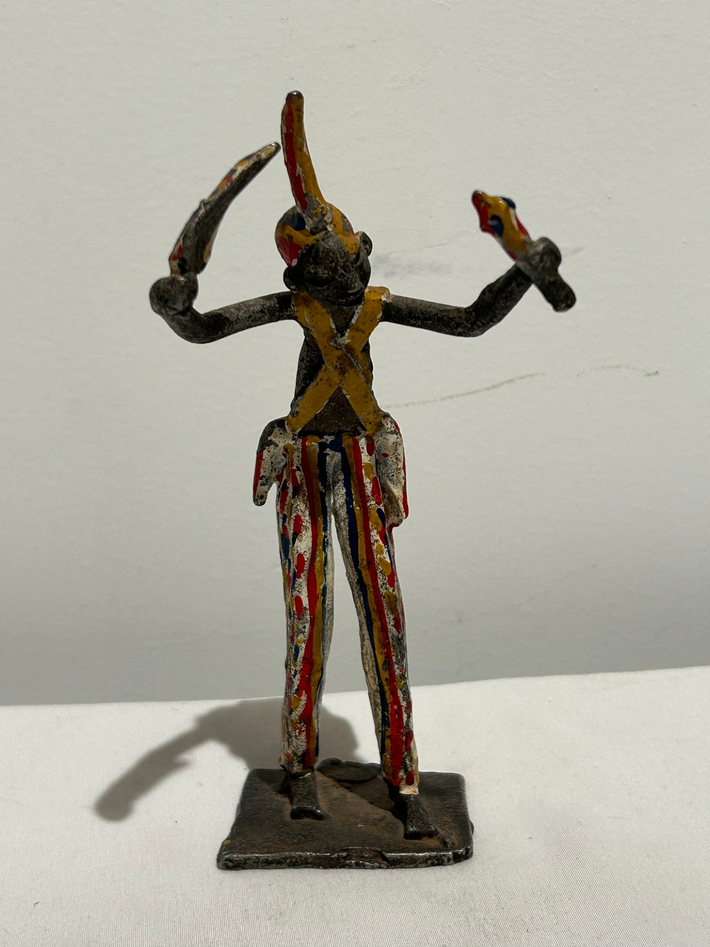 Vintage hand painted African figure