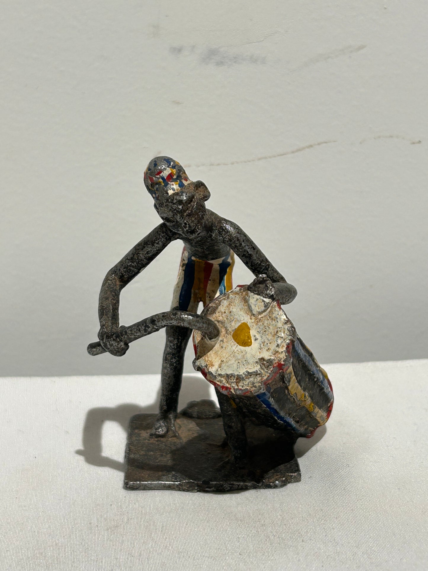 Vintage hand painted African figure