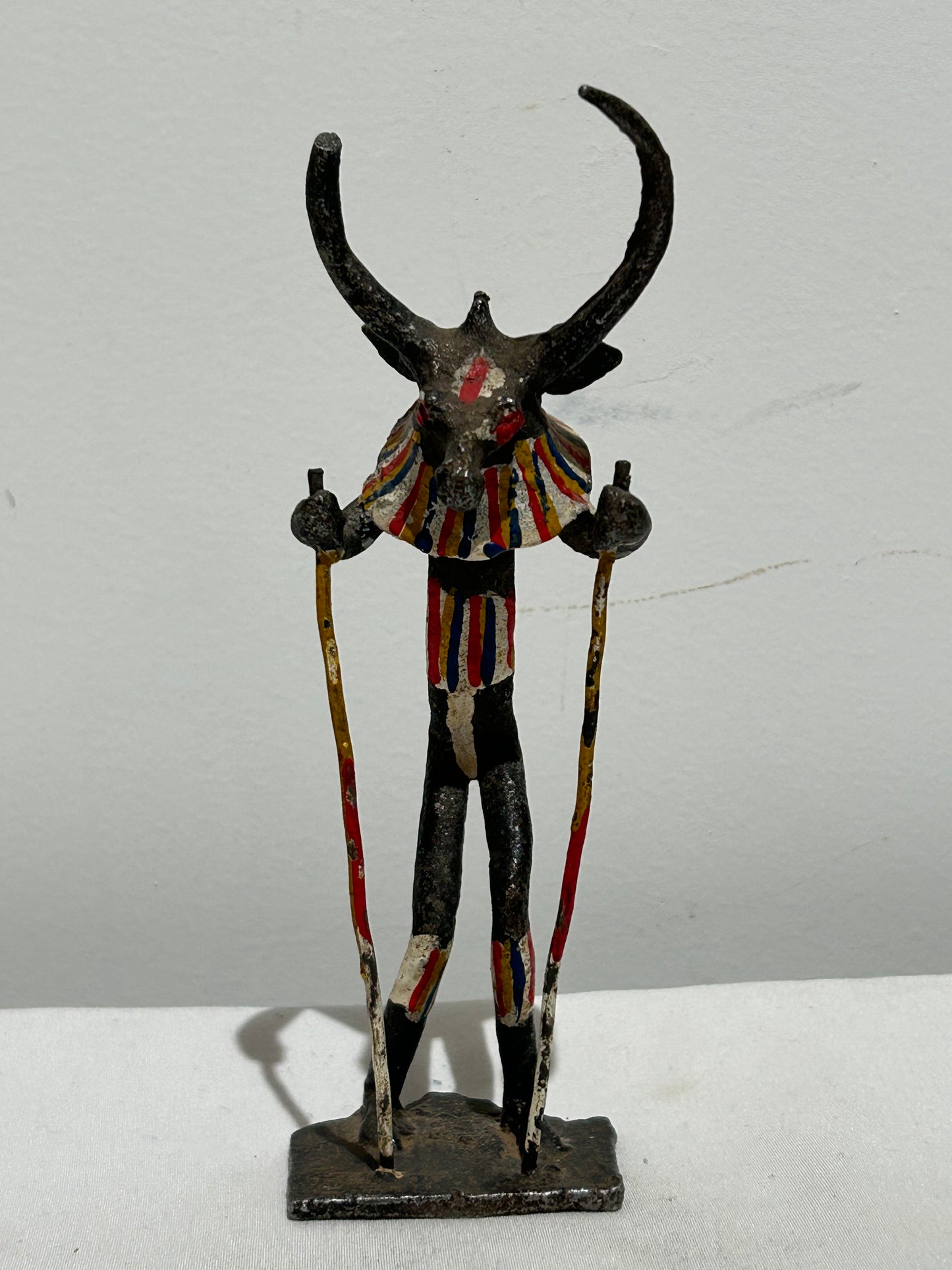 Vintage hand painted African figure